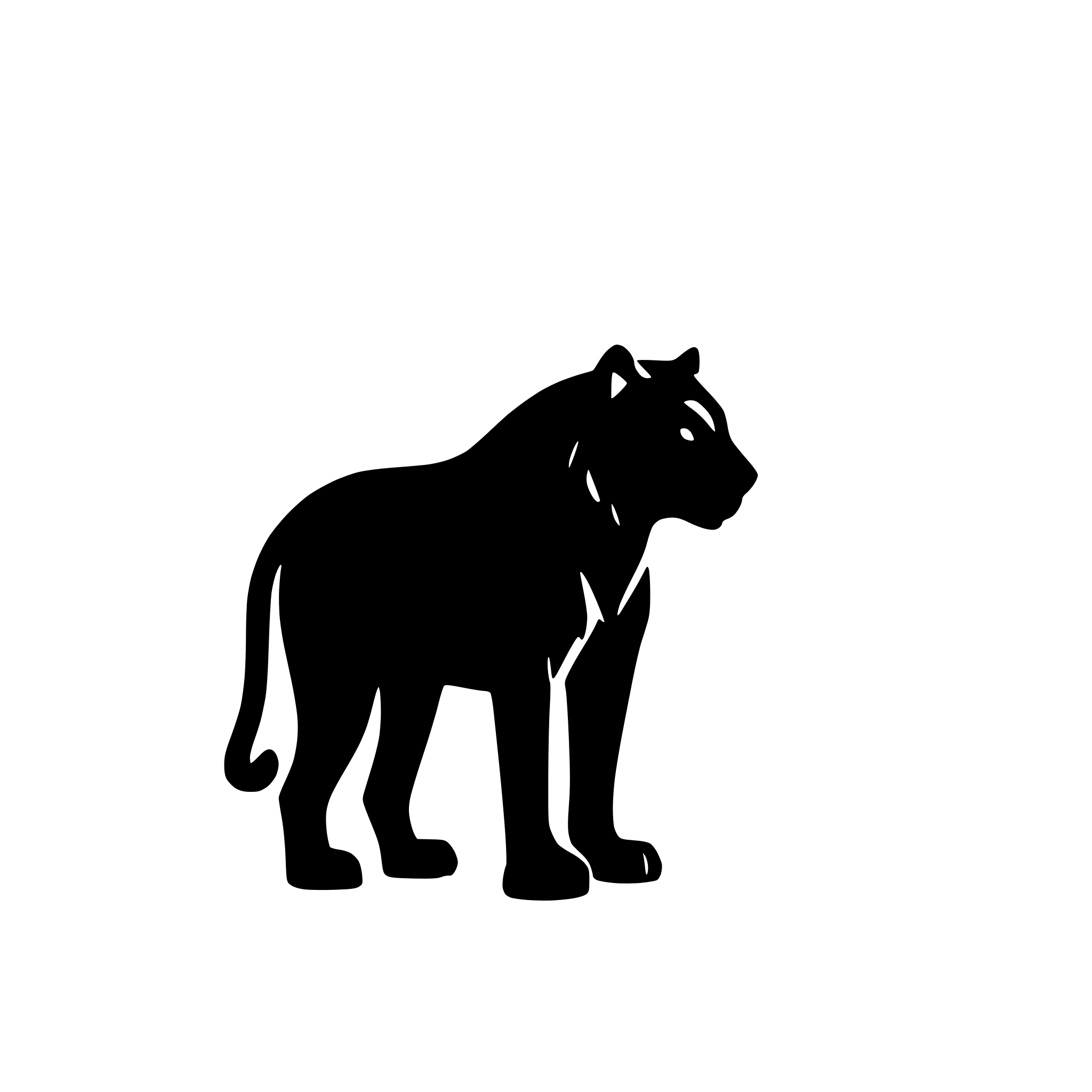 AI-generated SVG of 'tiger'