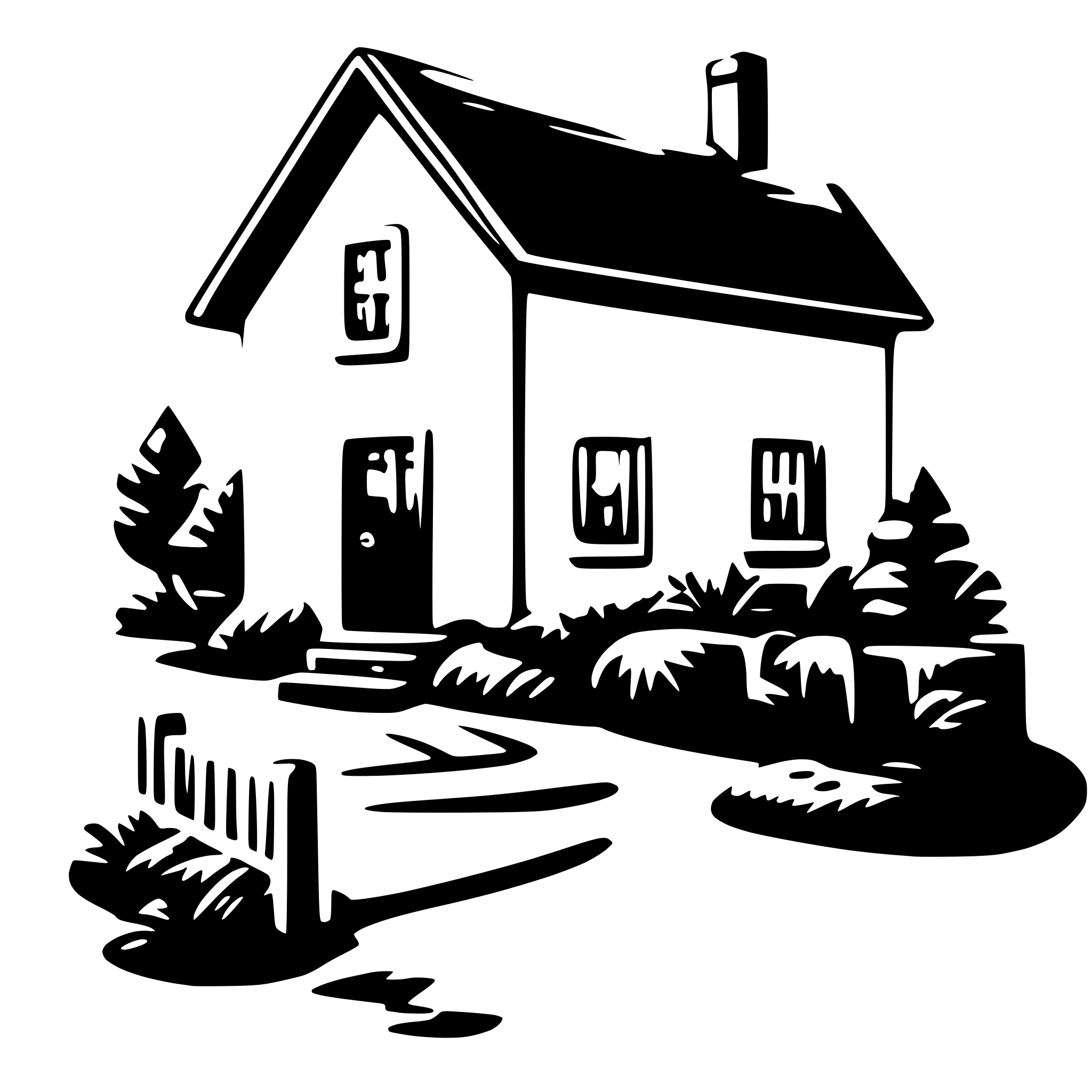 AI-generated SVG of 'home'