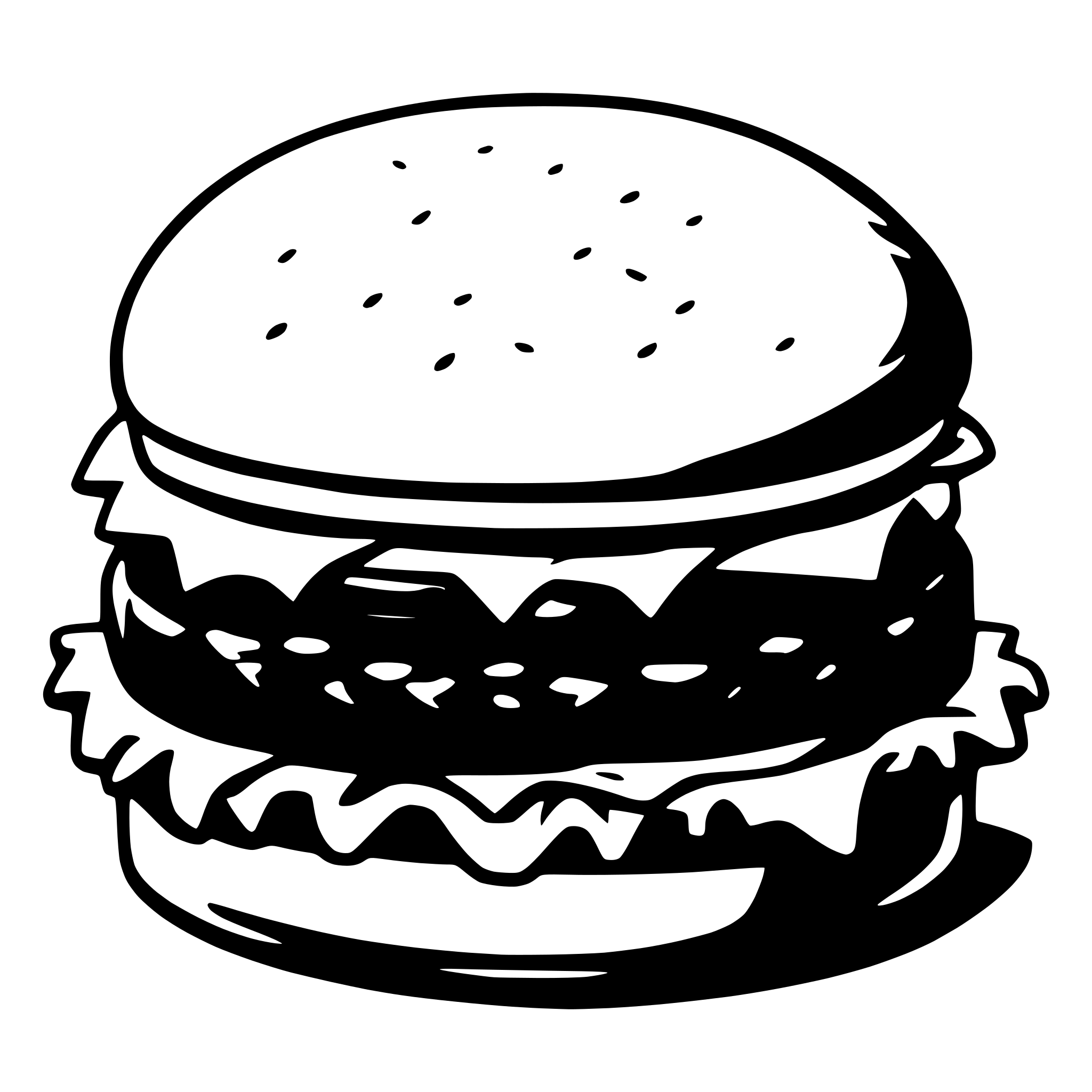 AI-generated SVG of a hamburger