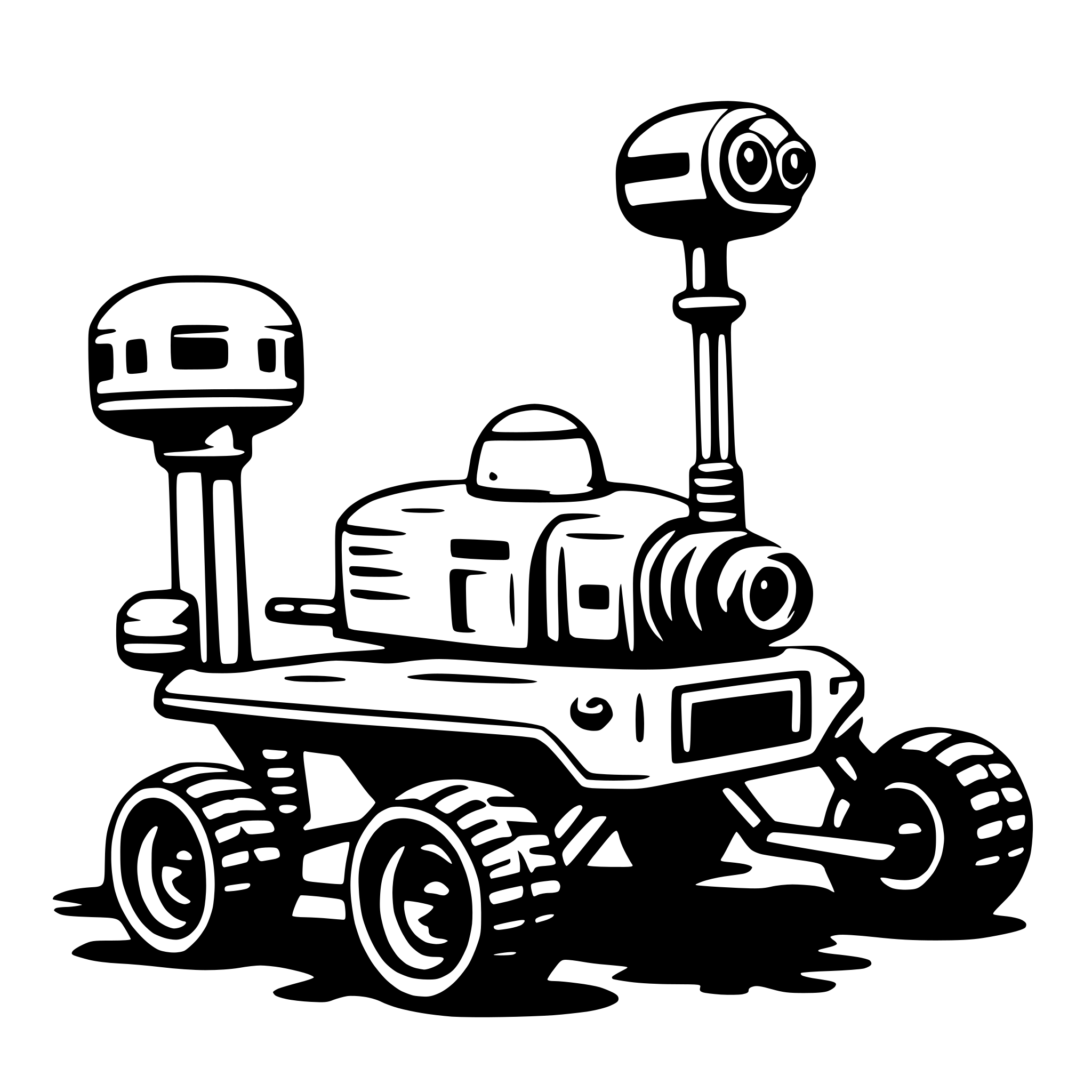 AI-generated SVG of 'mars rover'