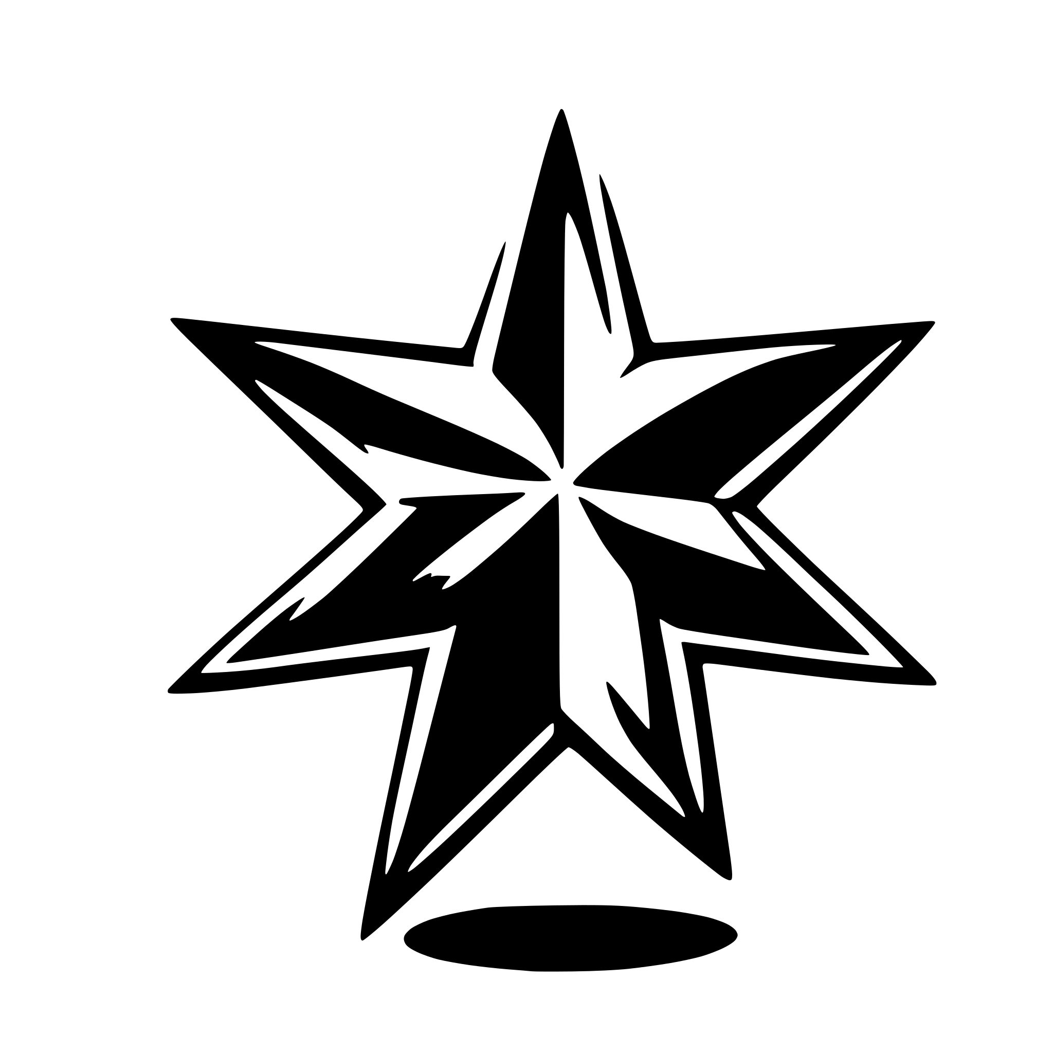 AI-generated SVG of a star