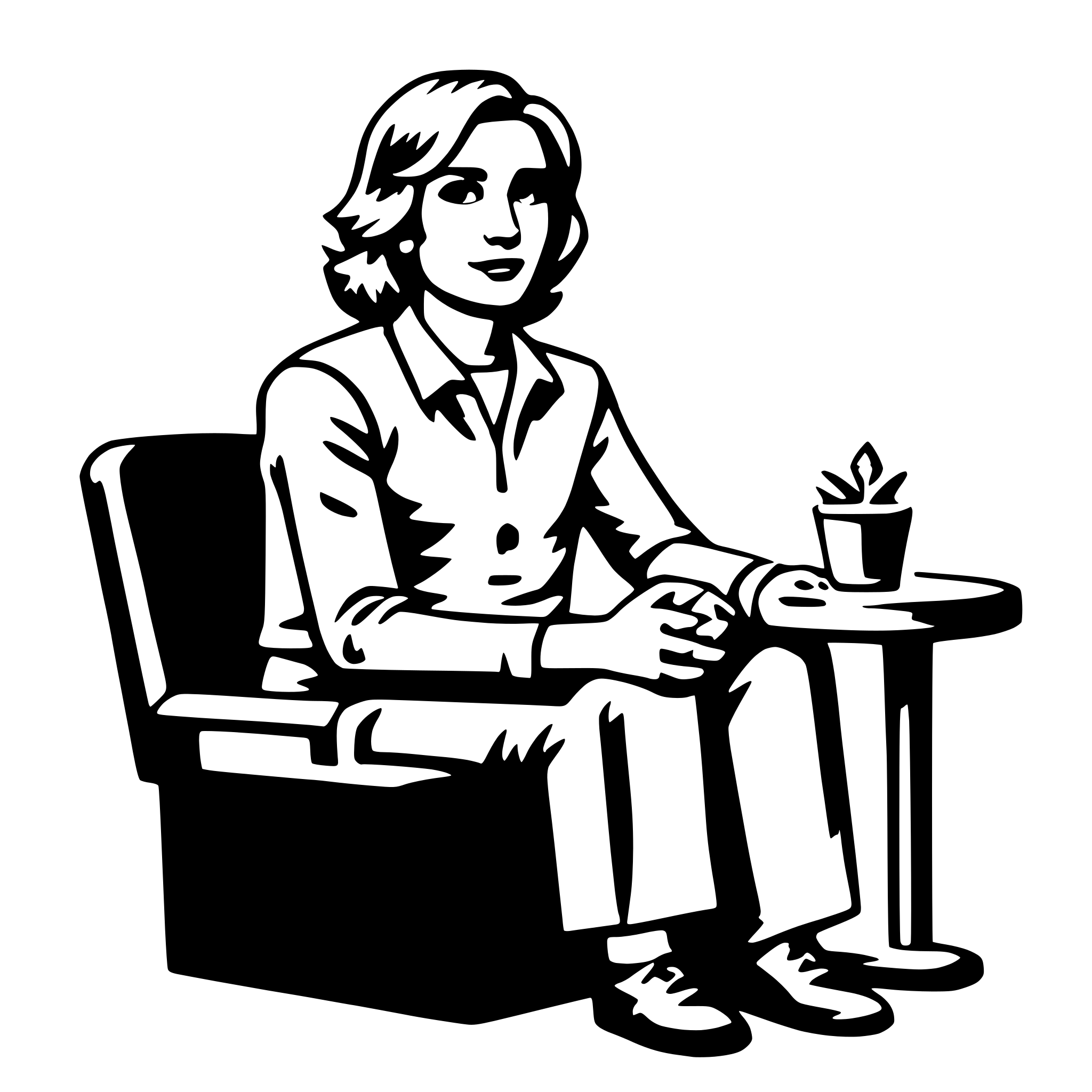 AI-generated SVG of 'psychologist'