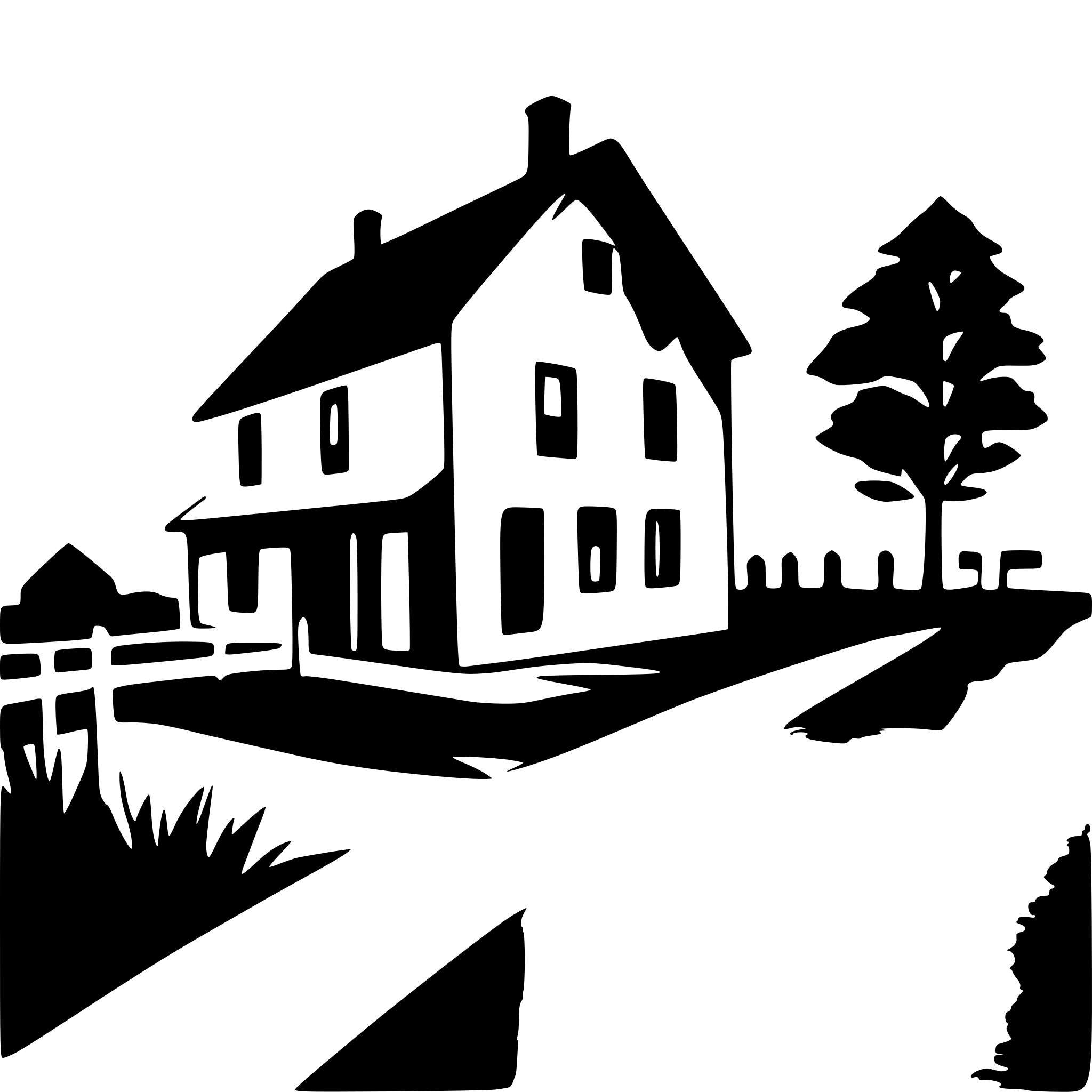 AI-generated SVG of 'rustic country cottage'