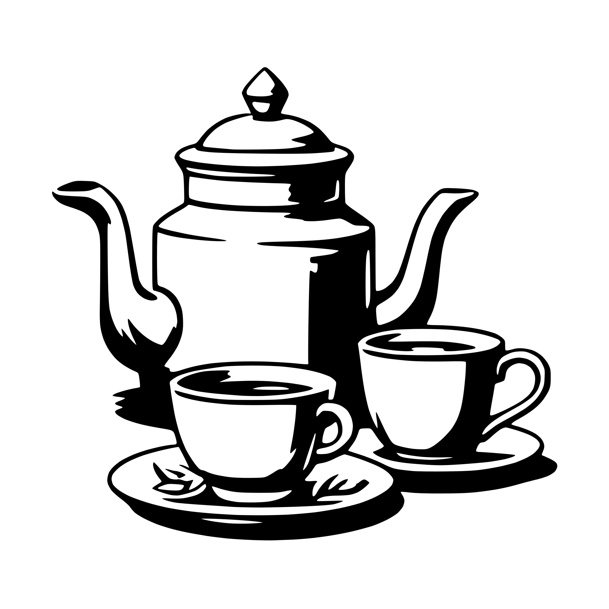 AI-generated SVG of a tea