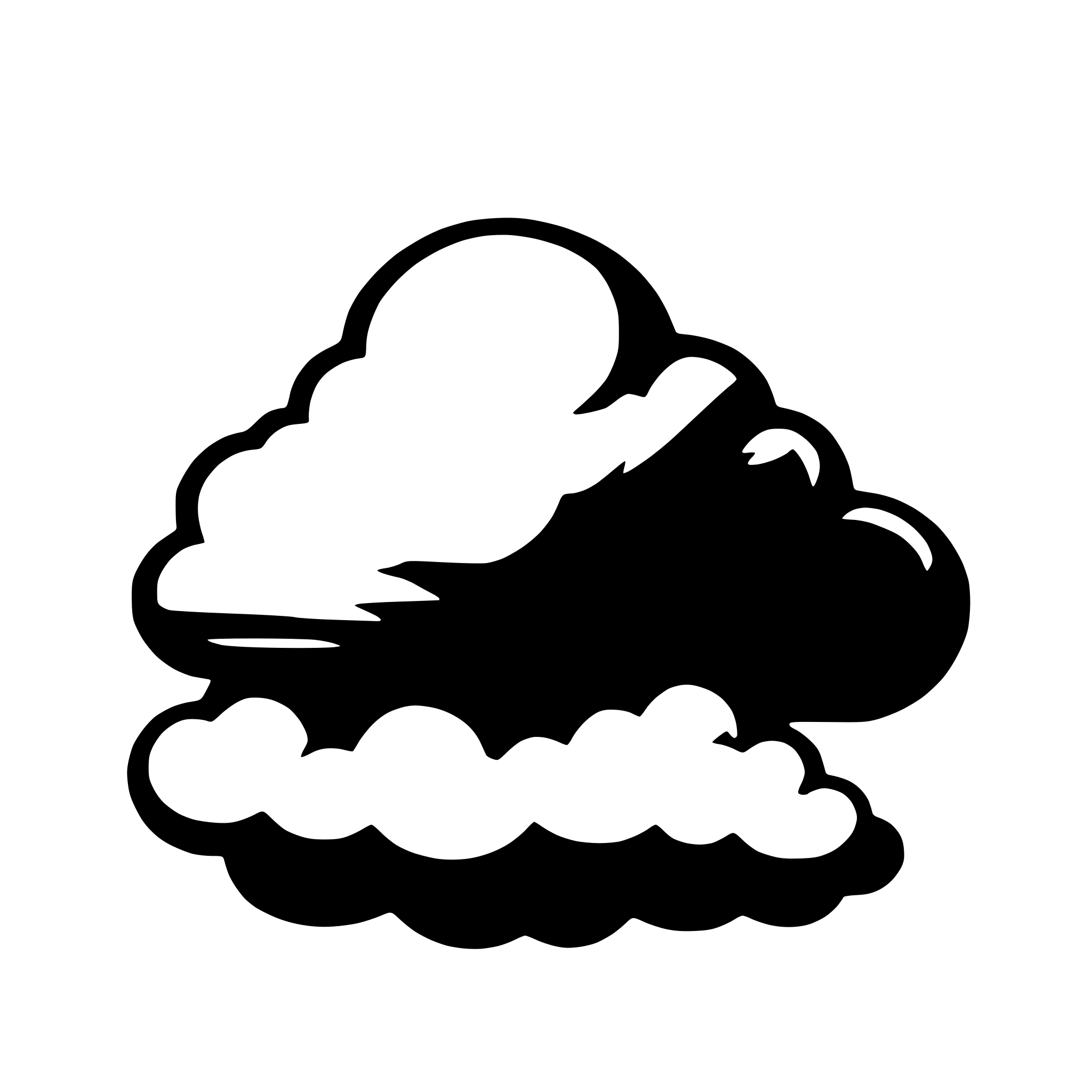 AI-generated SVG of 'cloud emitting snow'