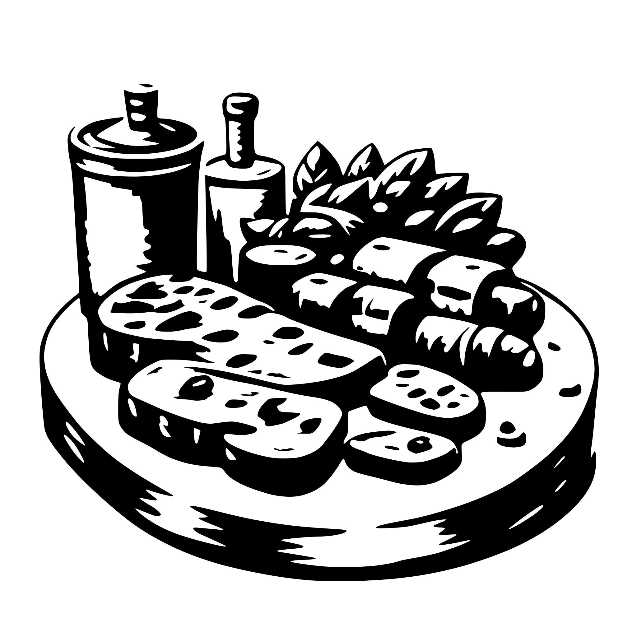AI-generated SVG of 'charcuterie'