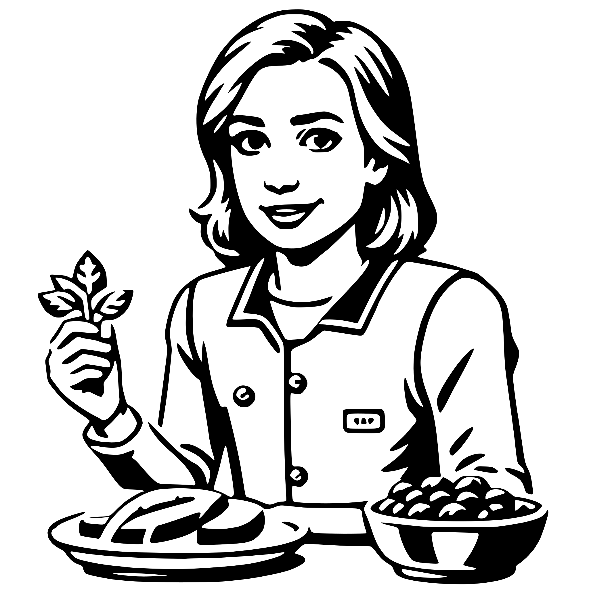 AI-generated SVG of 'nutritionist'