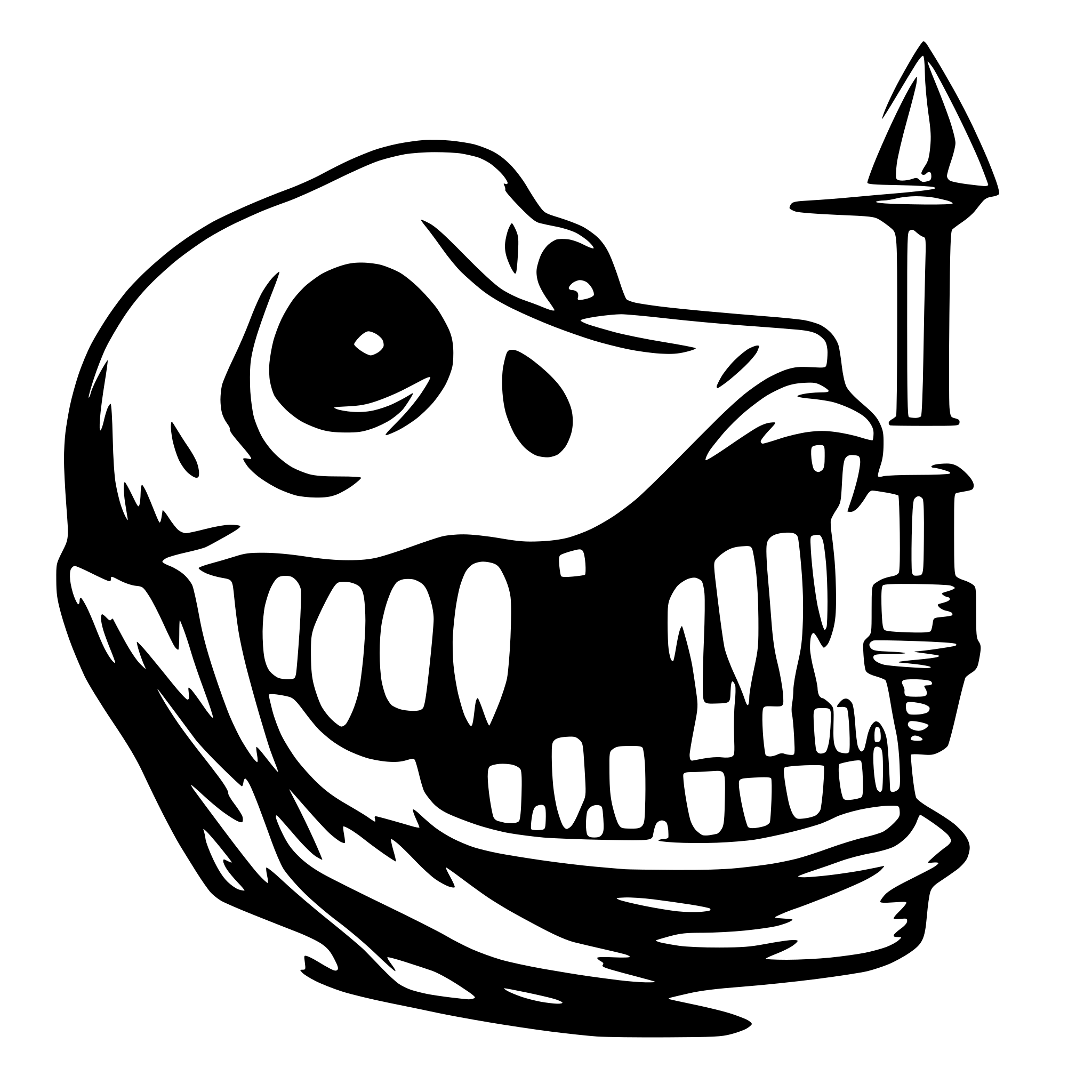 AI-generated SVG of 'odontograma'