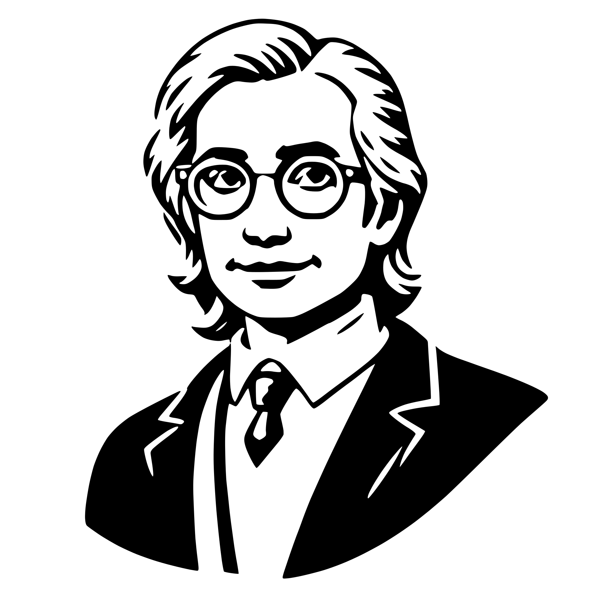 AI-generated SVG of 'professor'