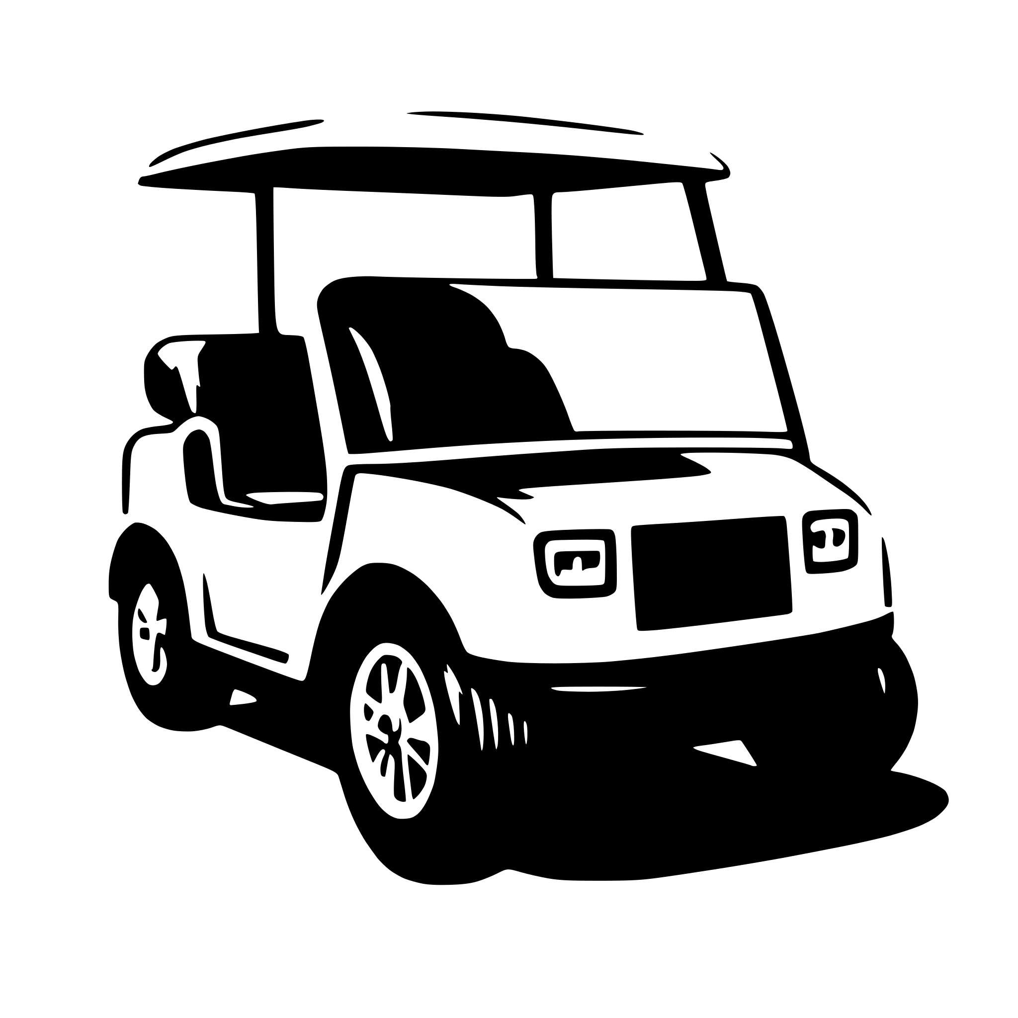 AI-generated SVG of 'Golf Cart Safety'
