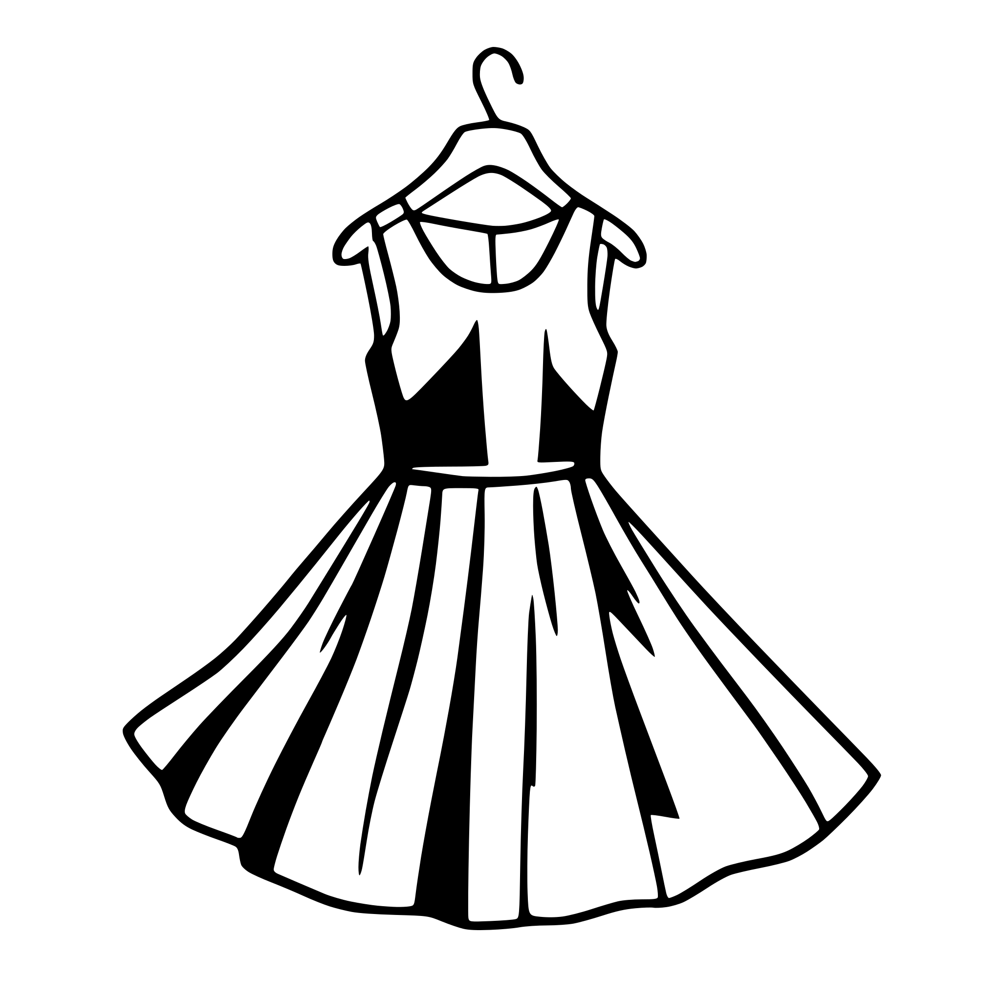 AI-generated SVG of 'cute dress in a wardrobe'