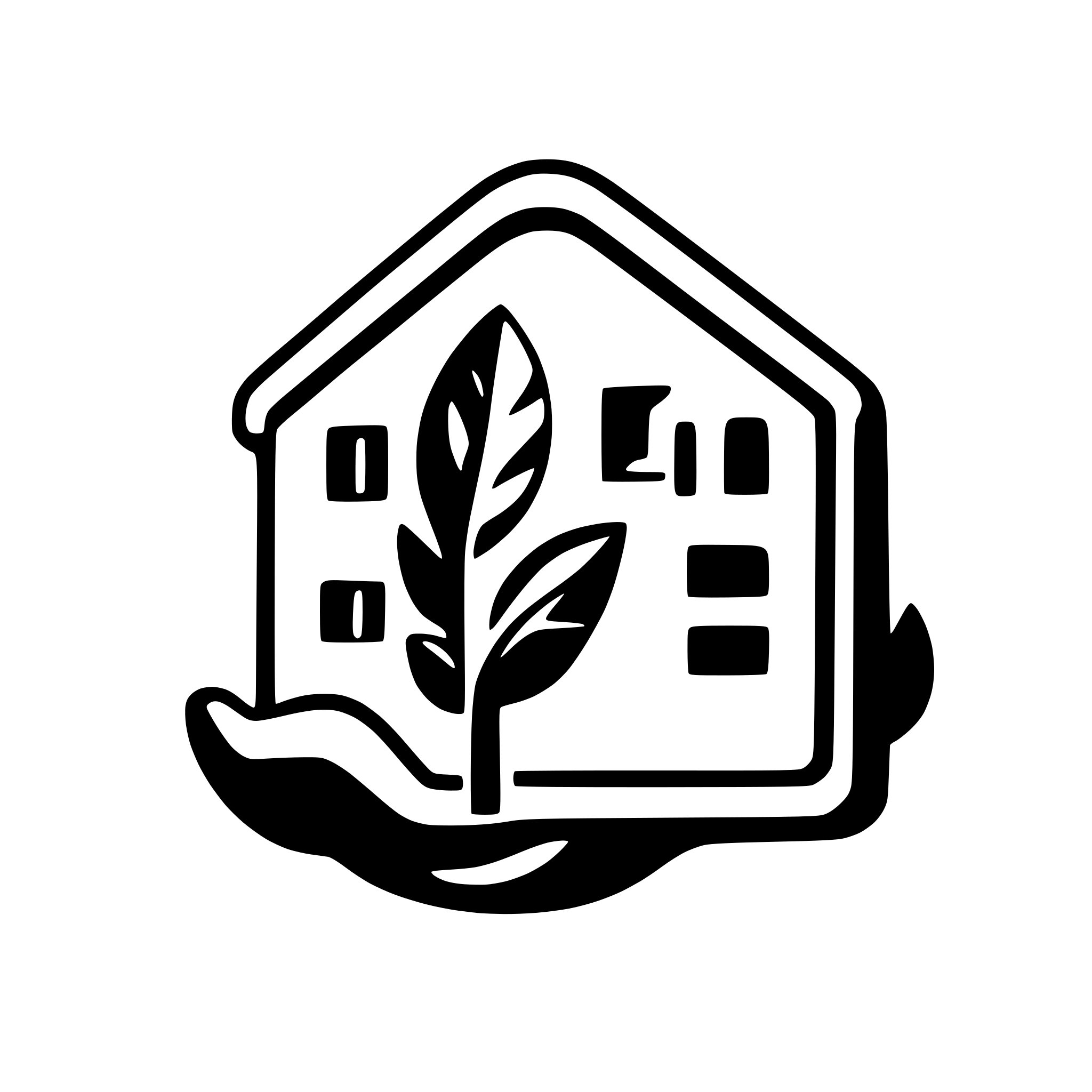 AI-generated SVG of a real estate for rent icon, minimalist style, blue tones, high detail