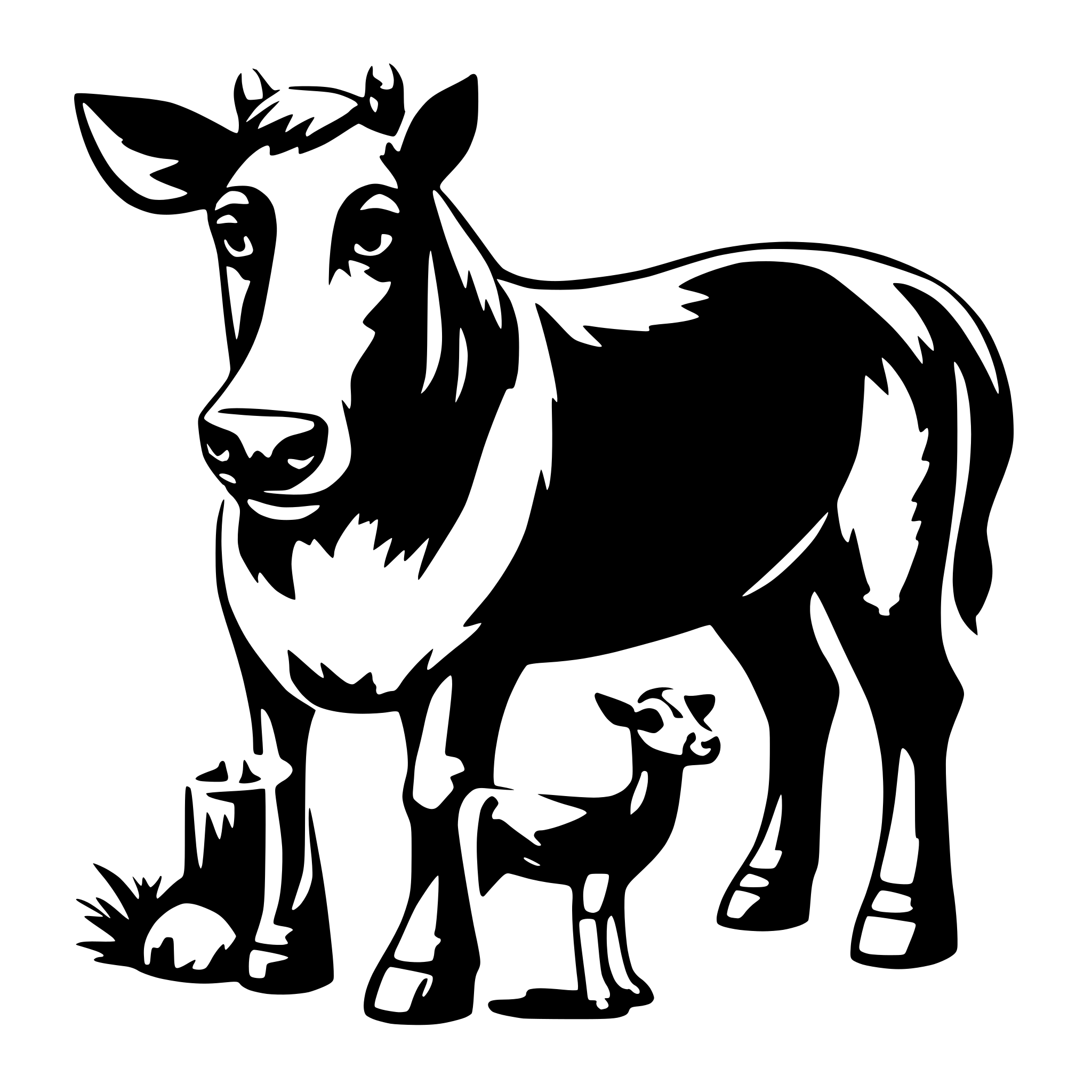 AI-generated SVG of a domestic animals