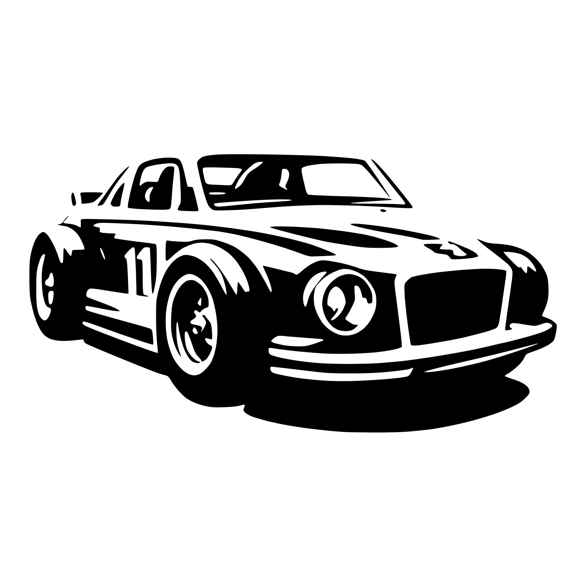 AI-generated SVG of 'race car'