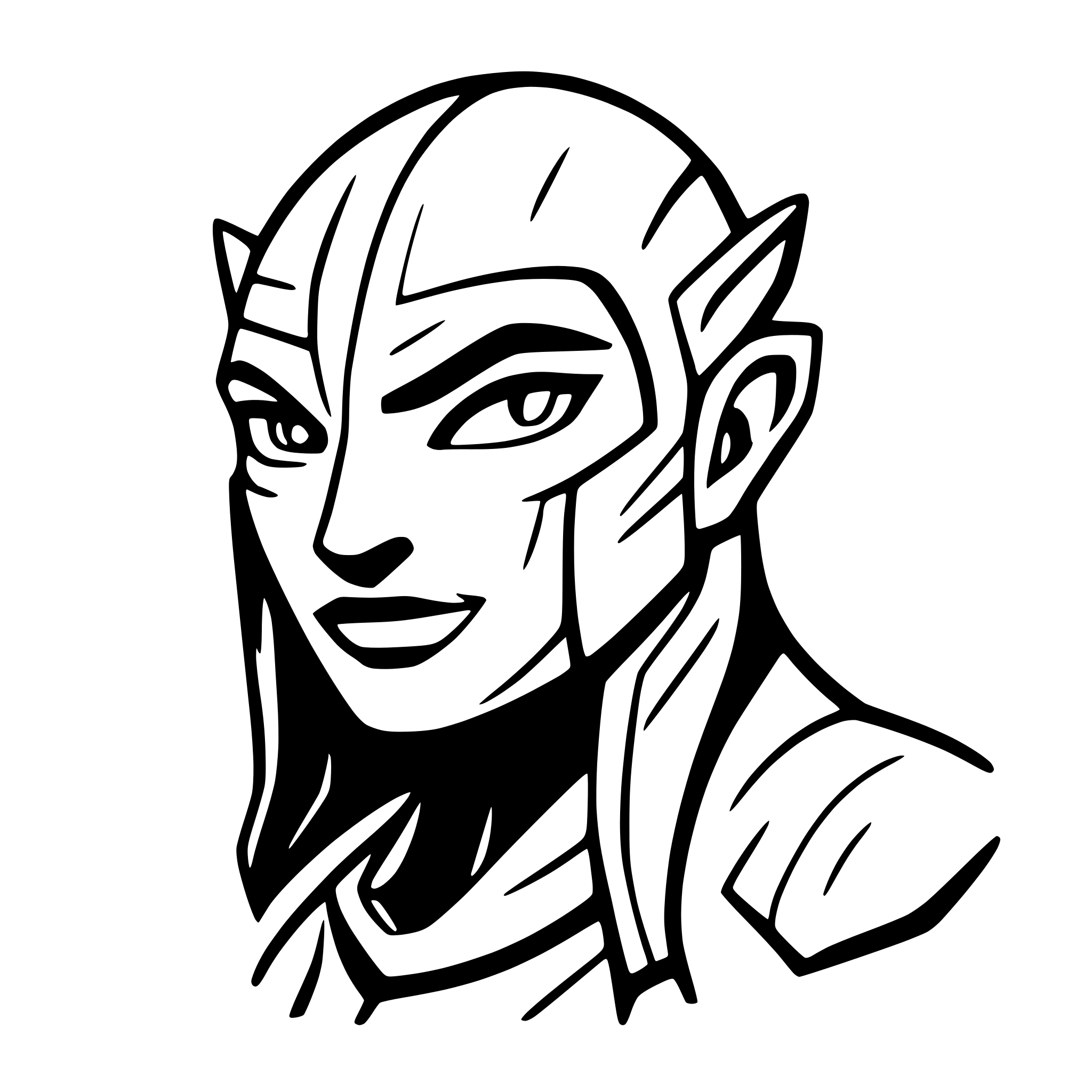 AI-generated SVG of a world of warcraft warrior