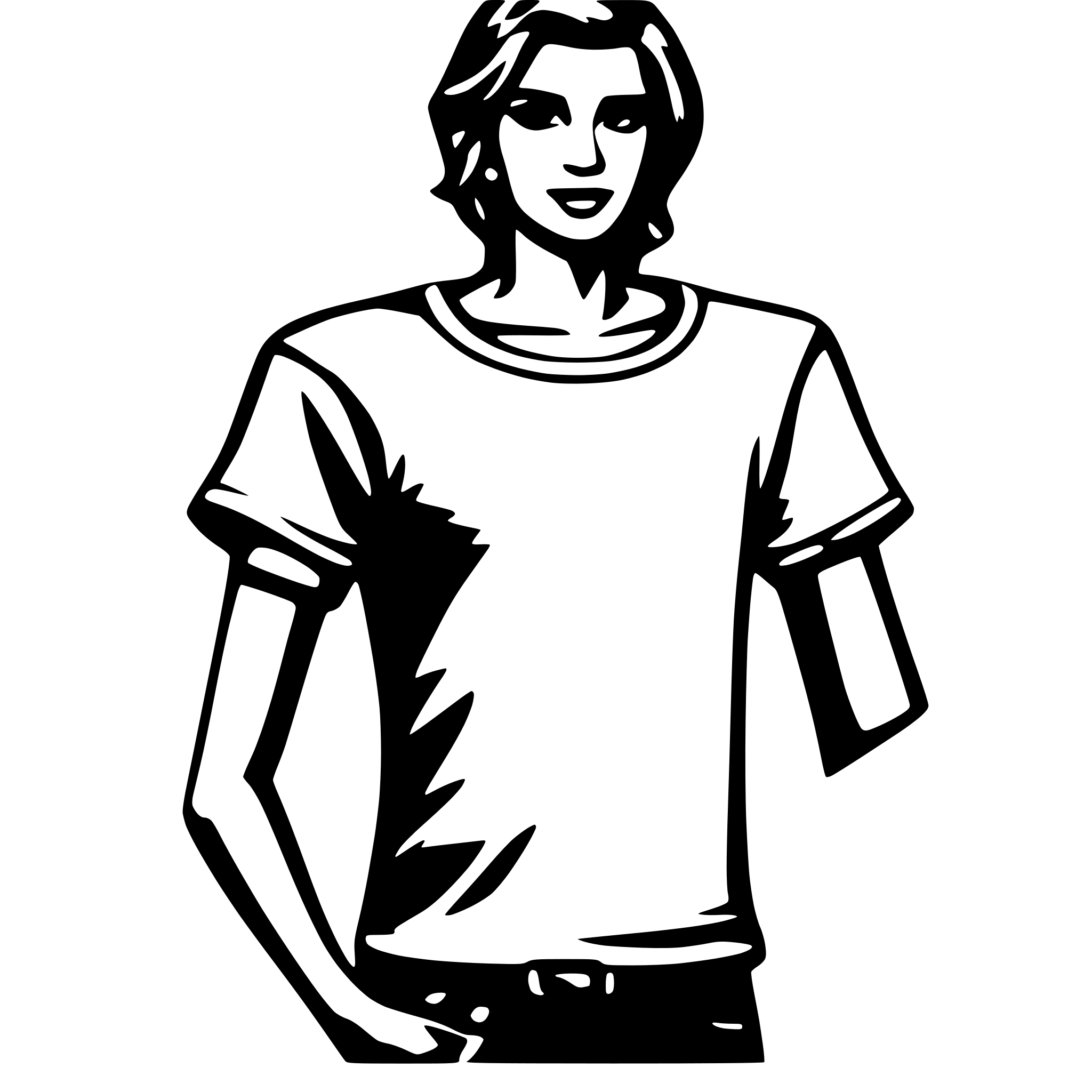 AI-generated SVG of a make a t shirt