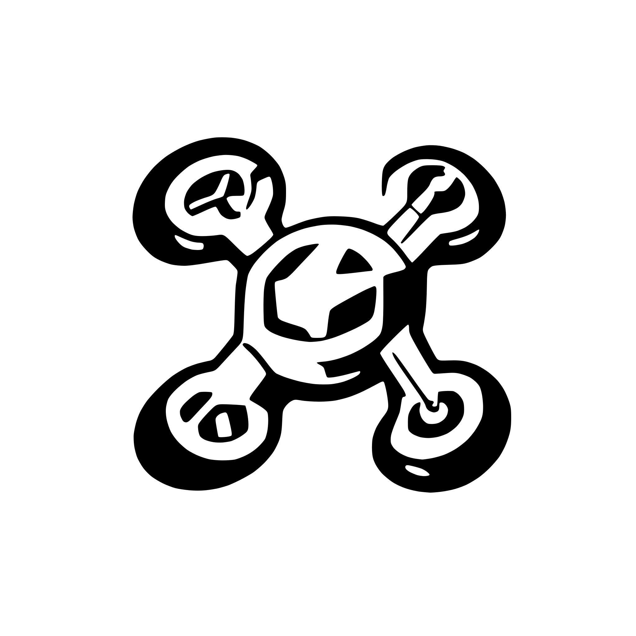 AI-generated SVG of a drone connect