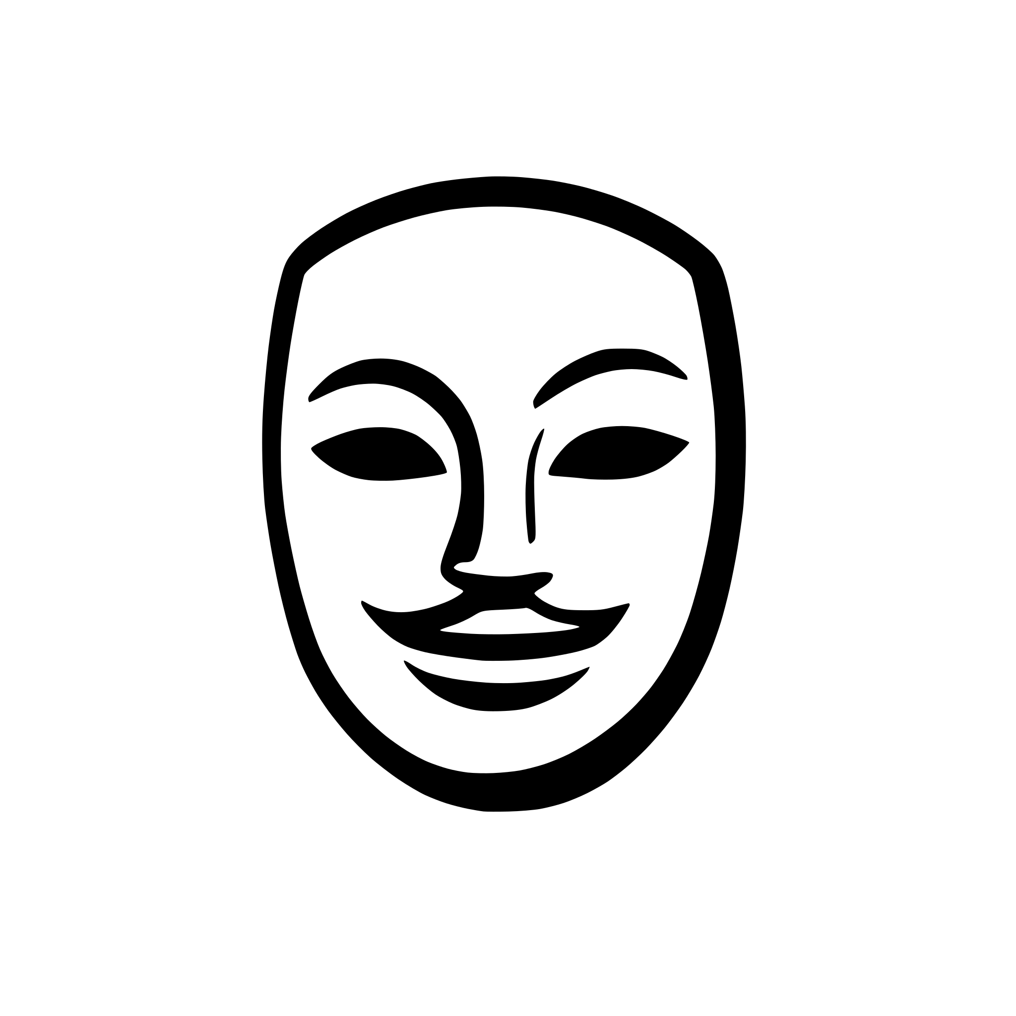 AI-generated SVG of 'anonymous mask icon'