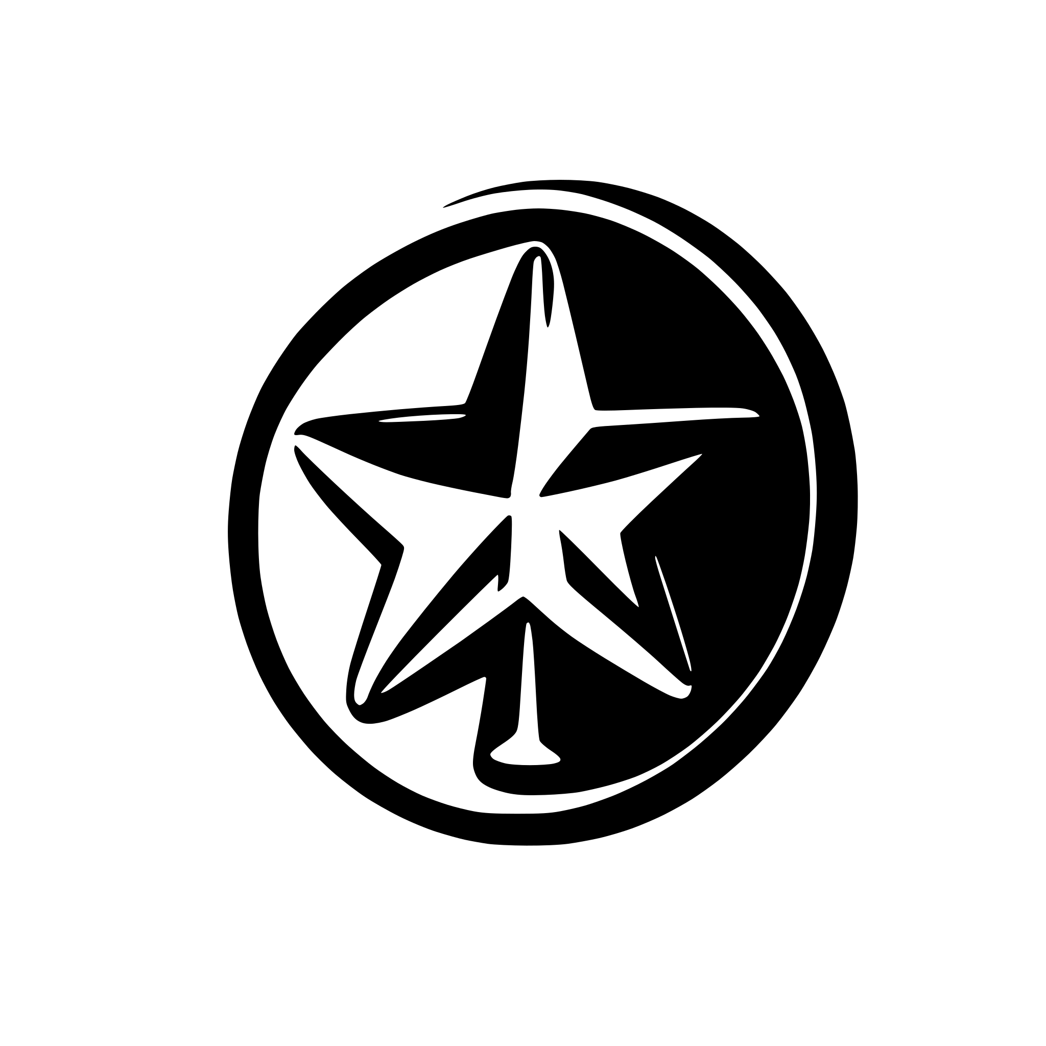 AI-generated SVG of a simple the star logo ico svg