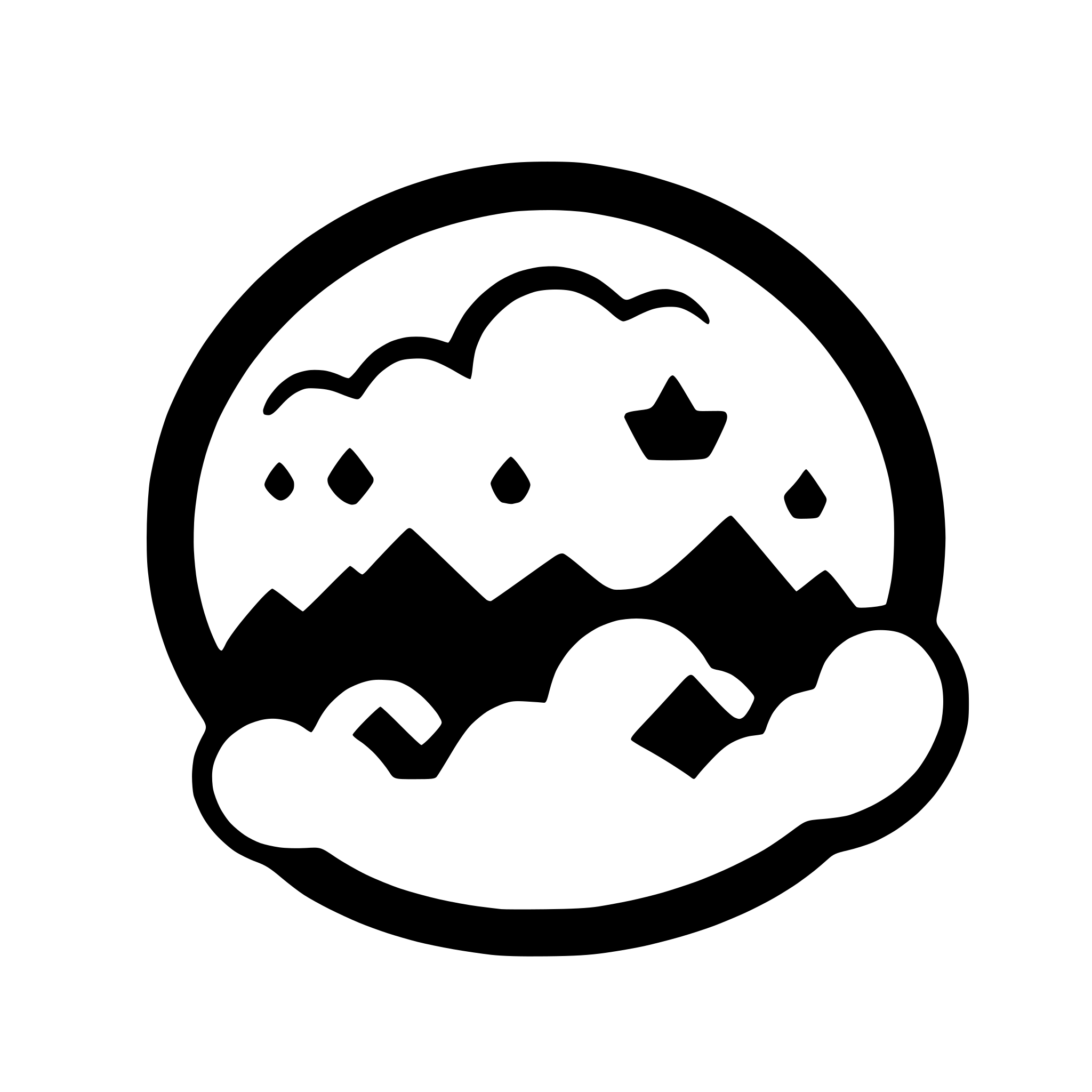 AI-generated SVG of a Simple cloud icon with outline only and abstract lines breaking apart the solid cloud