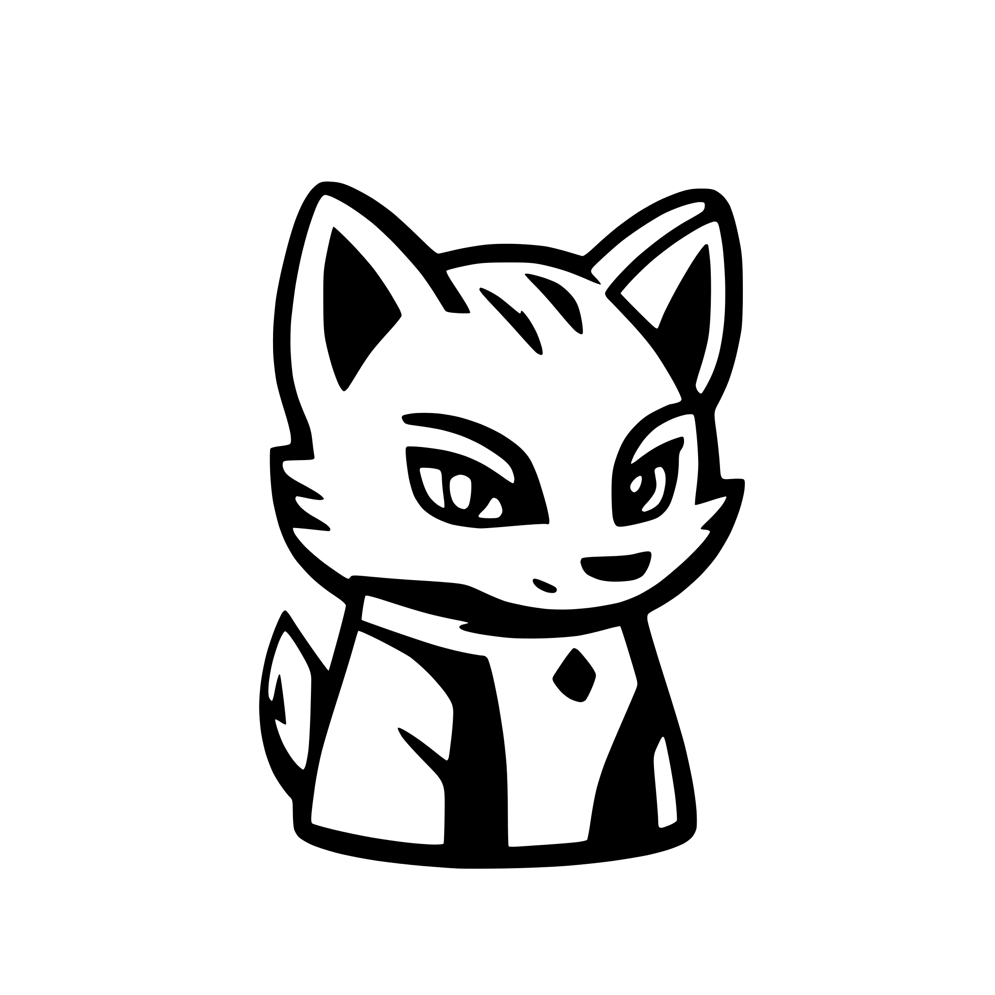 AI-generated SVG of 'fox'