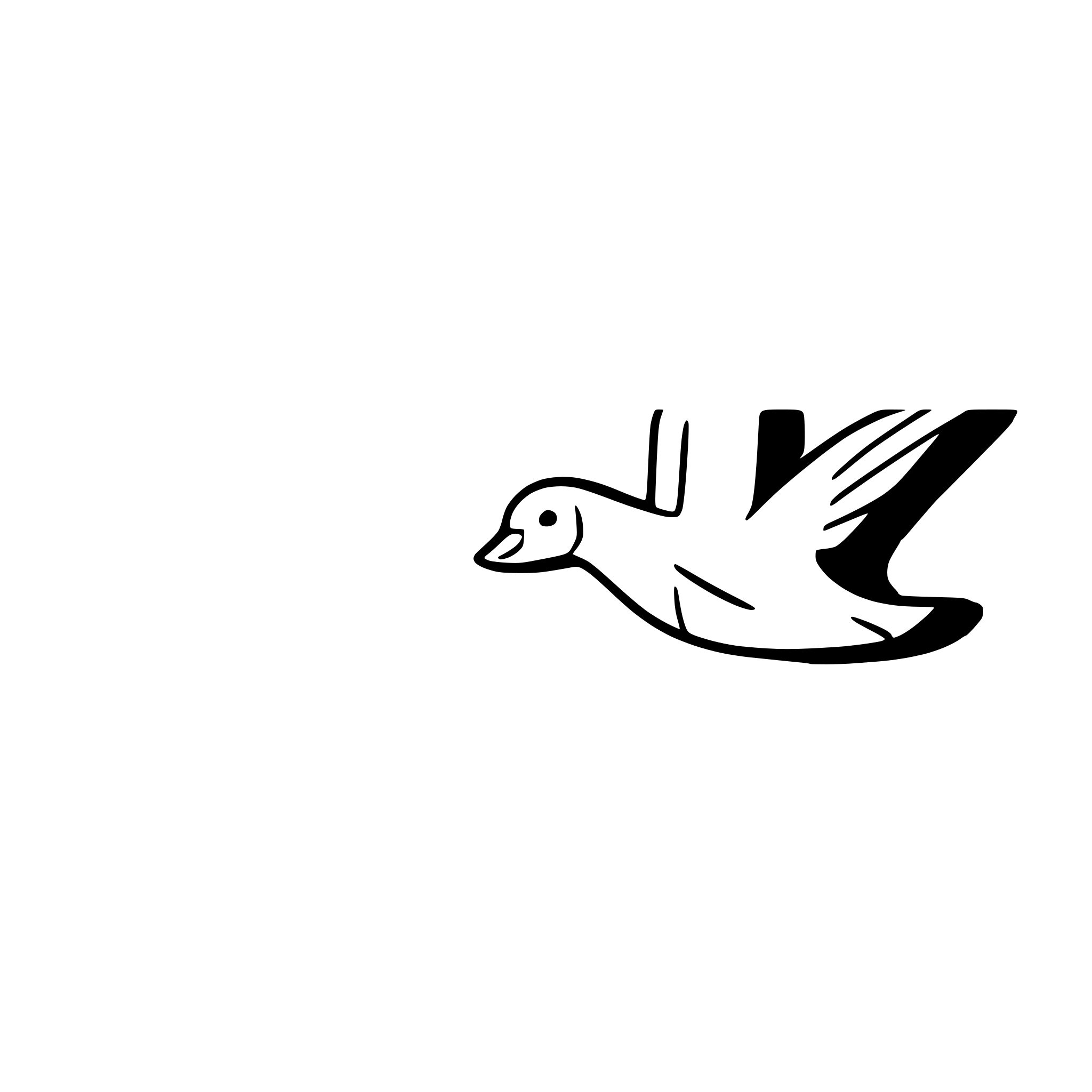 AI-generated SVG of a 16 ducks flying in a pattern