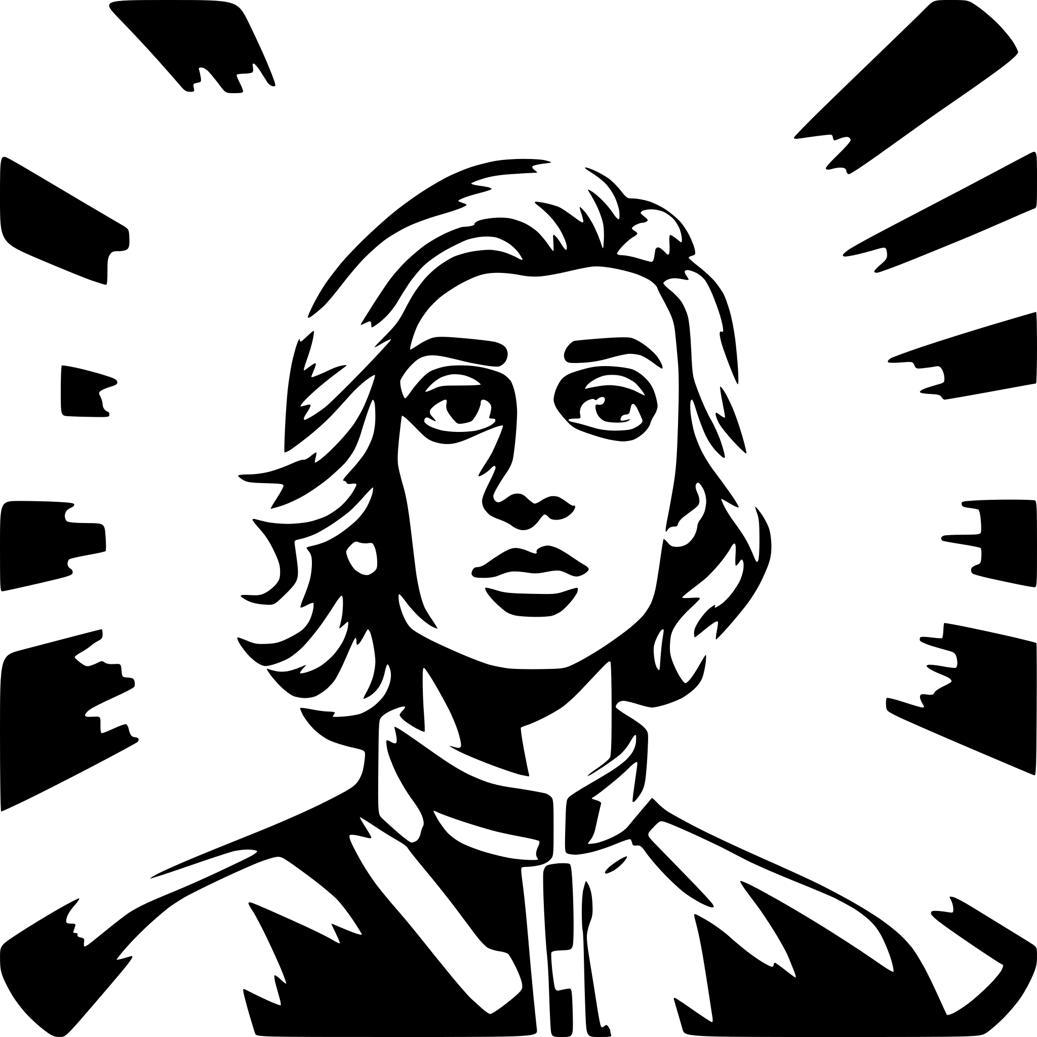 AI-generated SVG of 'remove all exept guy'