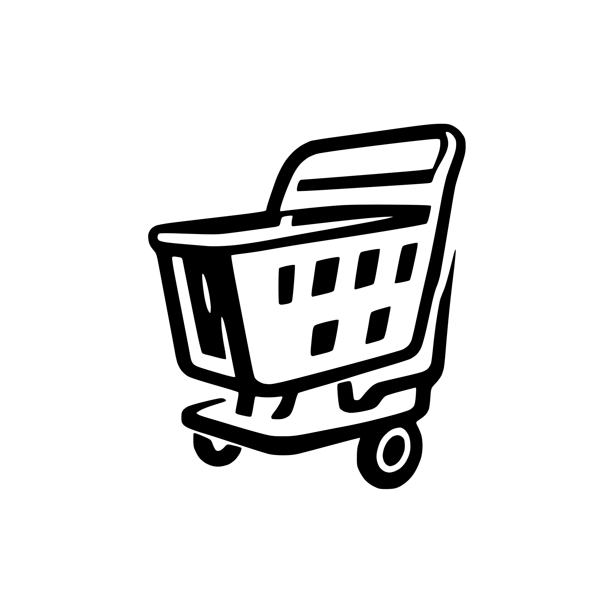 AI-generated SVG of a shopping cart logo