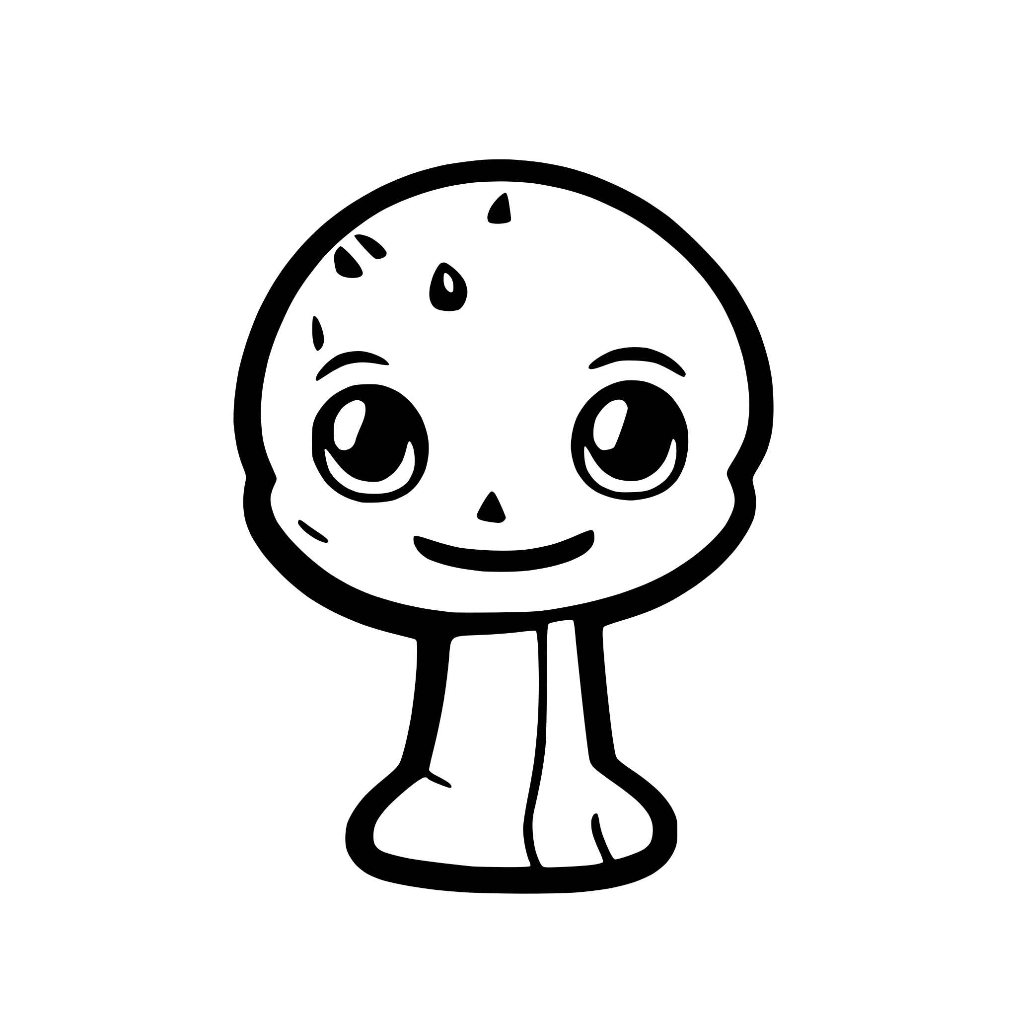 AI-generated SVG of 'cartoon bone'