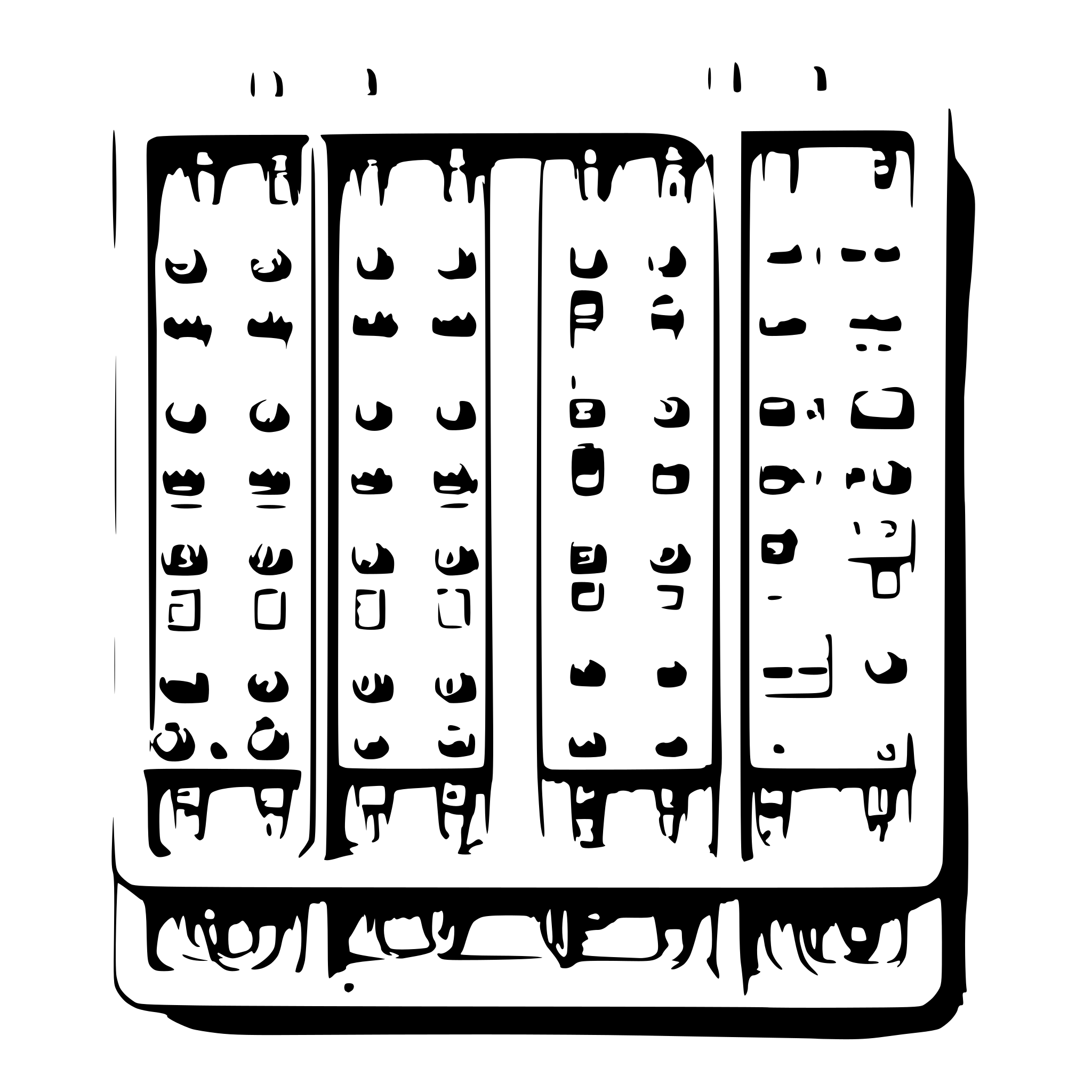 AI-generated SVG of a Square D Electrical Panel with 42 breaker positions