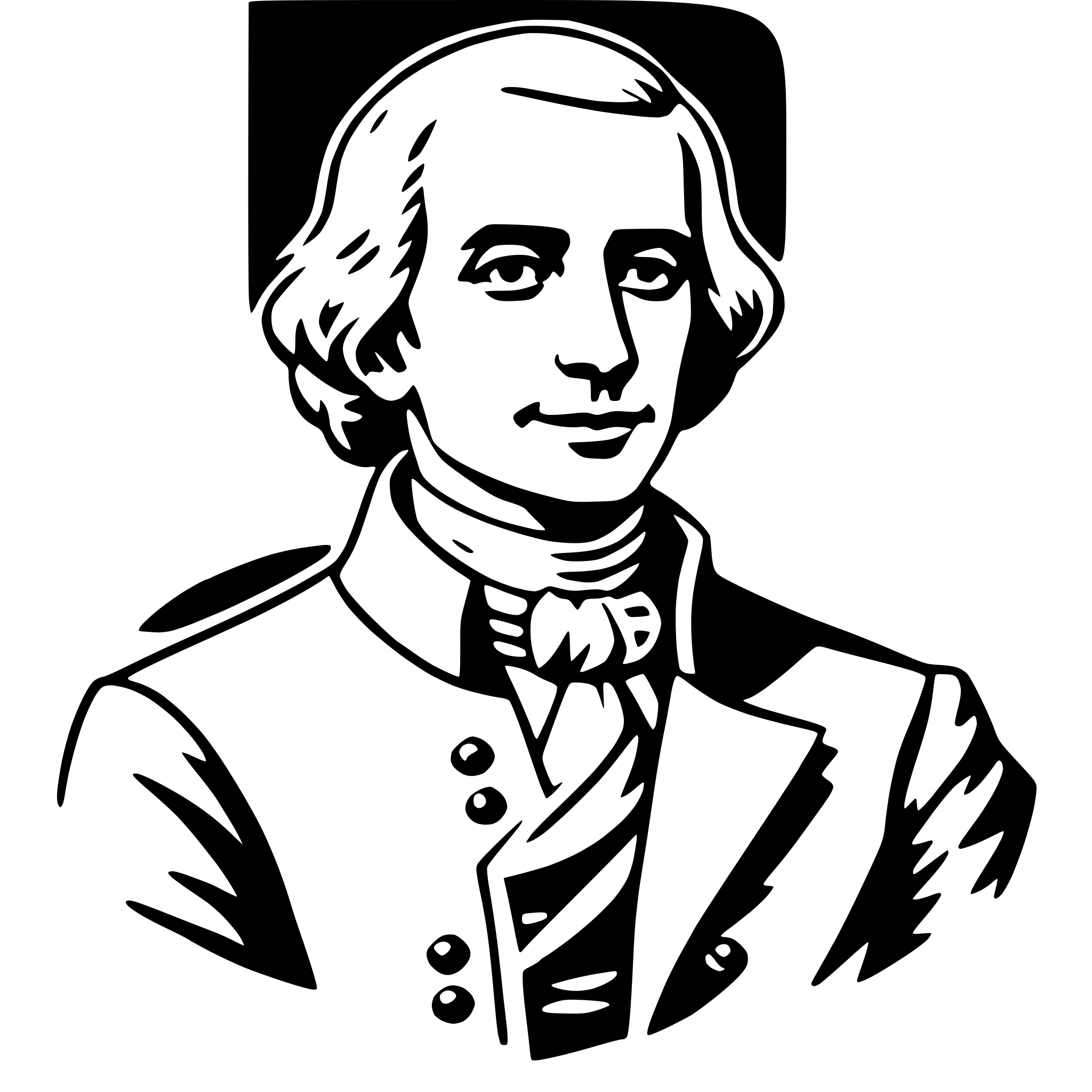 AI-generated SVG of a adam smith