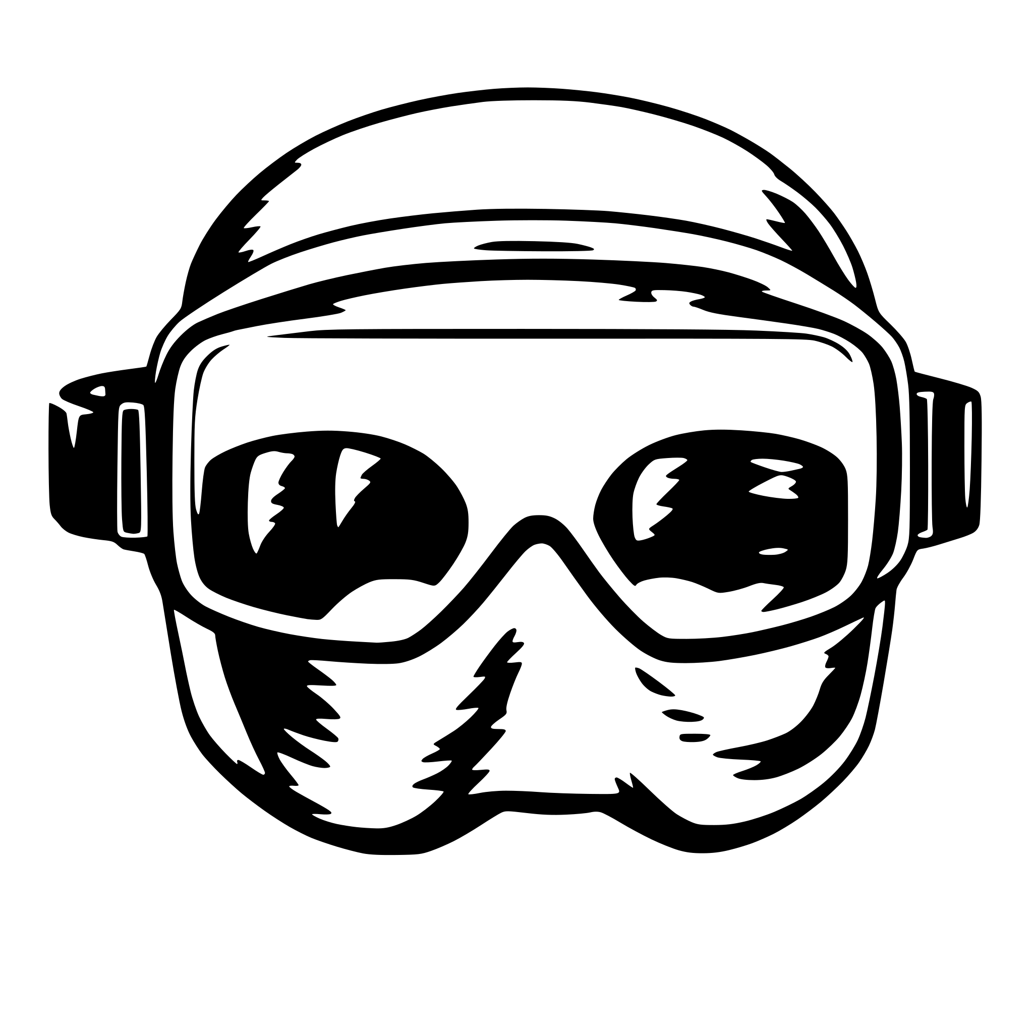 AI-generated SVG of 'protective goggles'