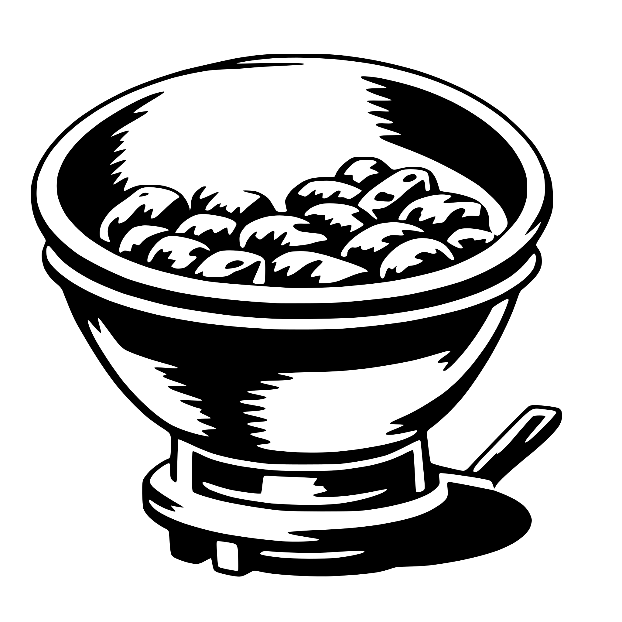 AI-generated SVG of 'wok'