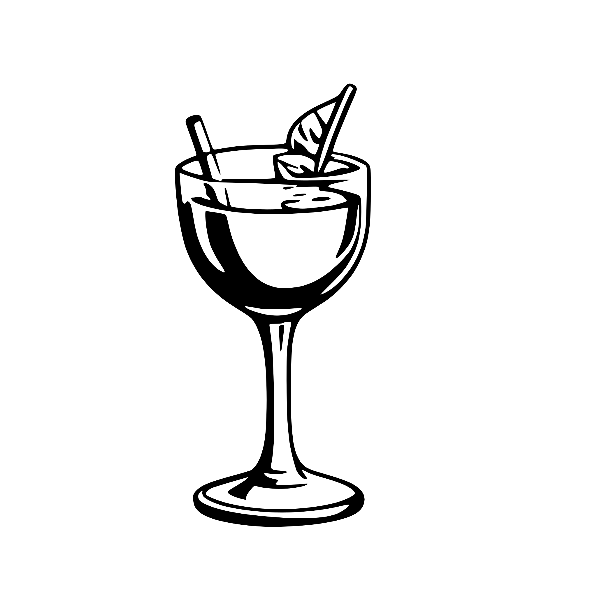 AI-generated SVG of a elegant coupe glass filled with a green liquid AI-generated SVG of a elegant coupe glass filled with a green liquid