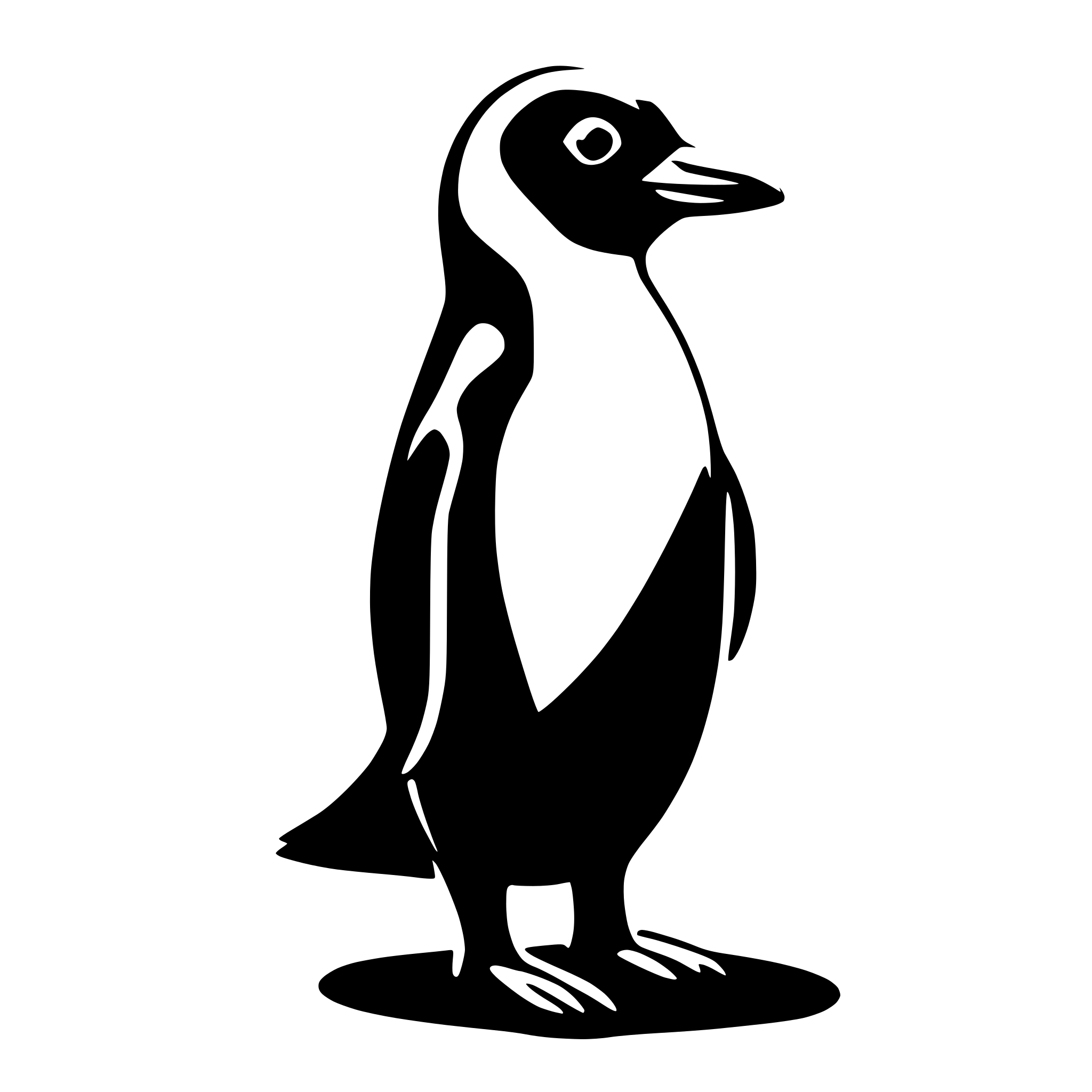 AI-generated SVG of 'penguin'