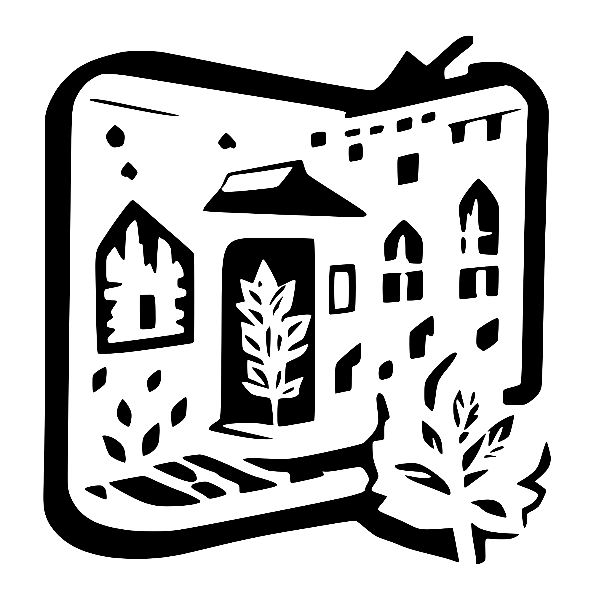 AI-generated SVG of a a cool icon for an old tavern