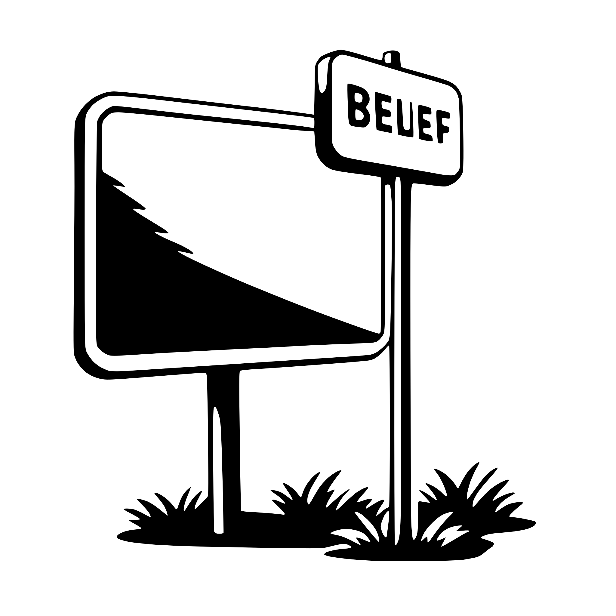 AI-generated SVG of a billboard