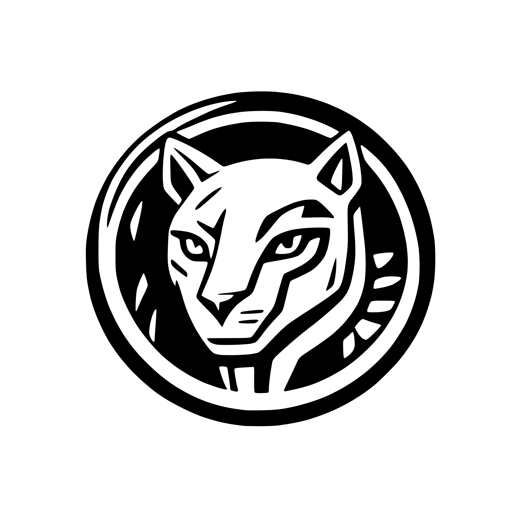 AI-generated SVG of a puma portrait