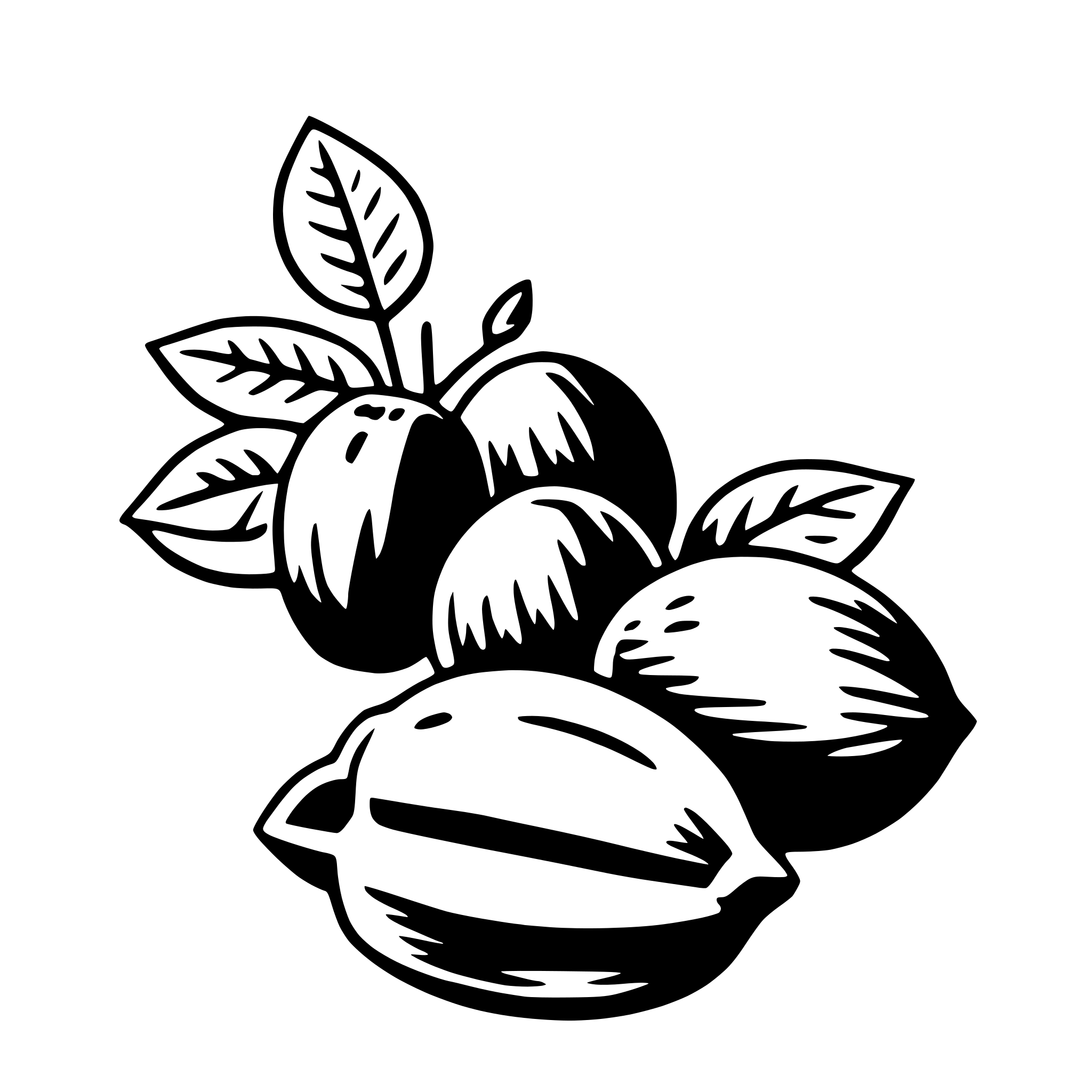 AI-generated SVG of 'hazelnut'