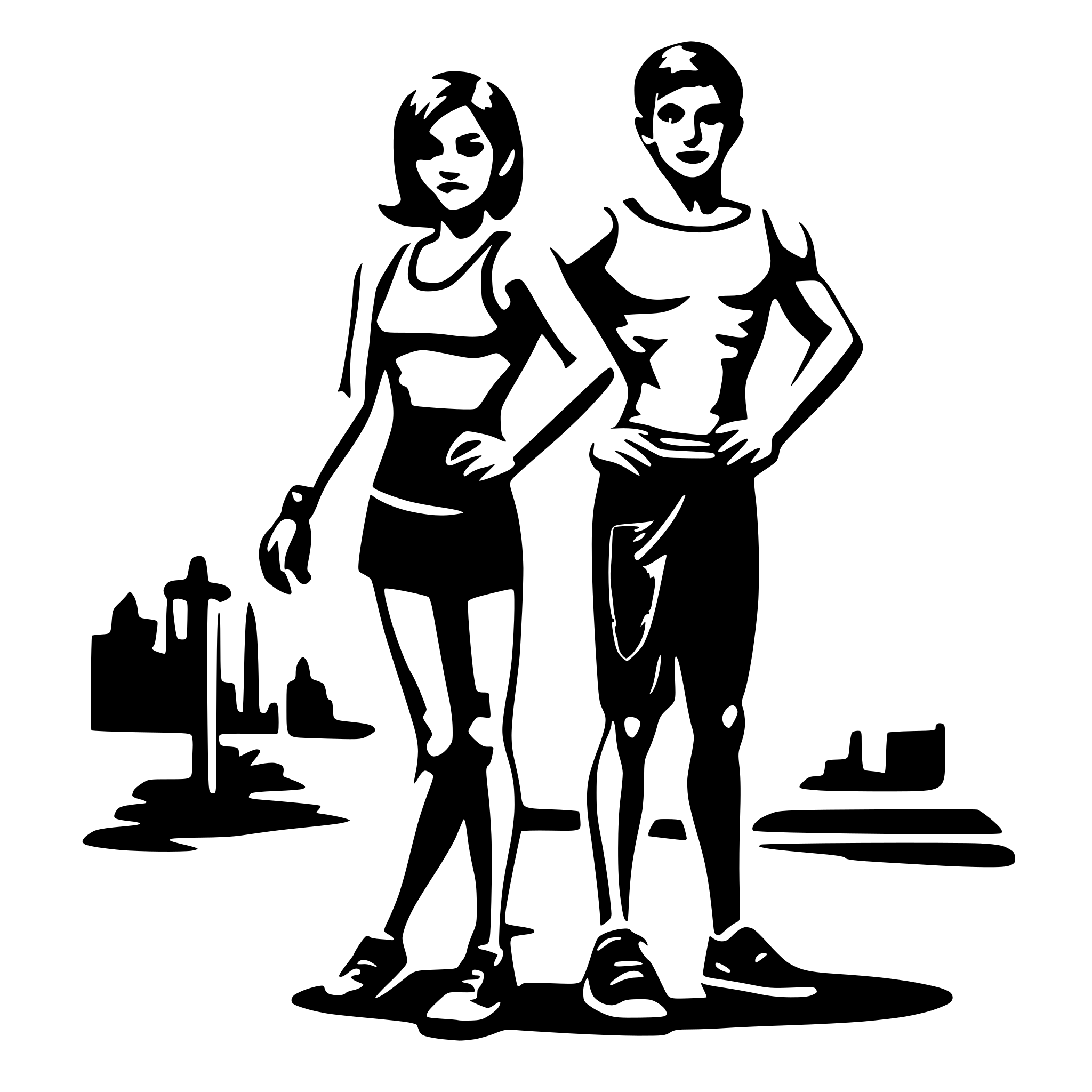 AI-generated SVG of a fitnees