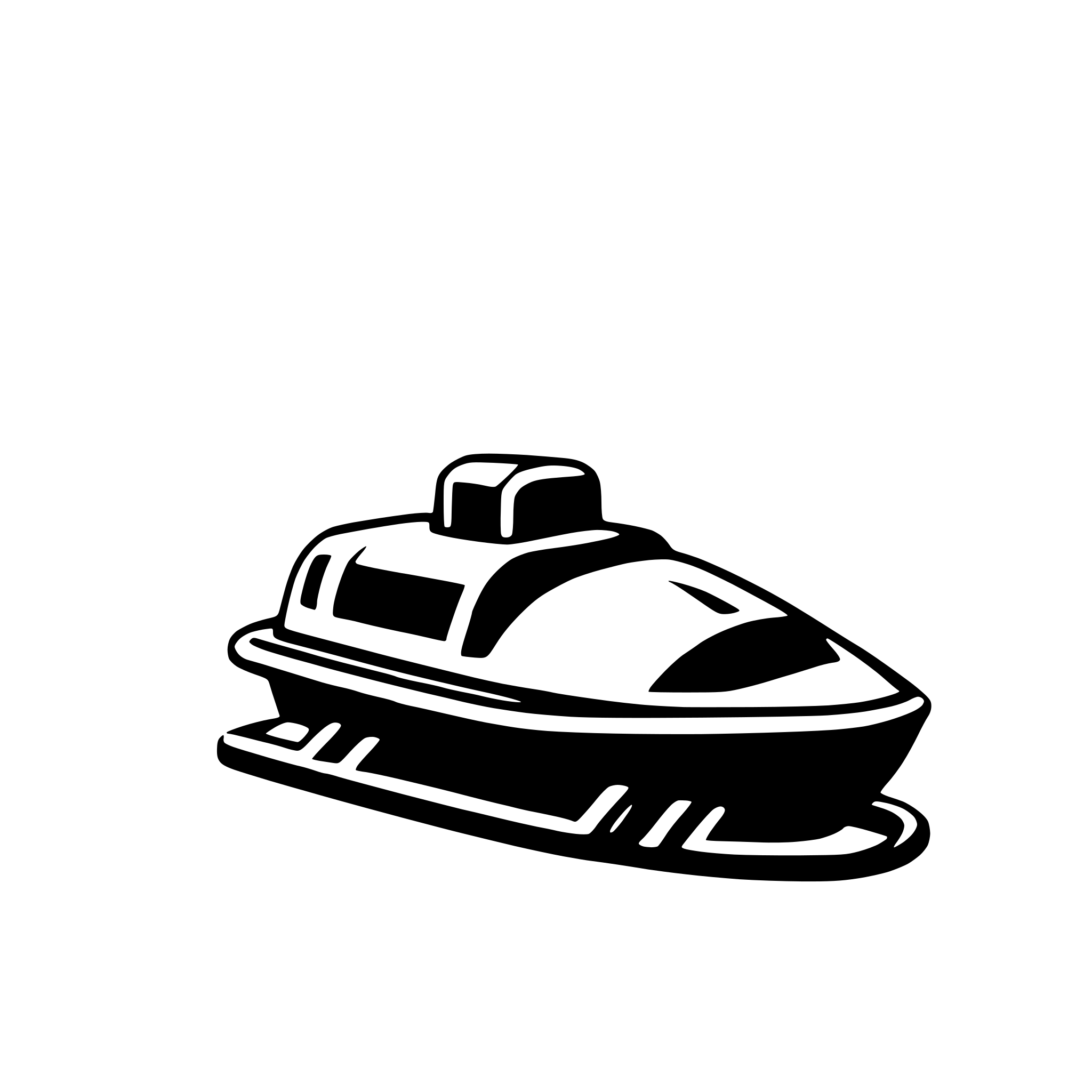 AI-generated SVG of 'sled'