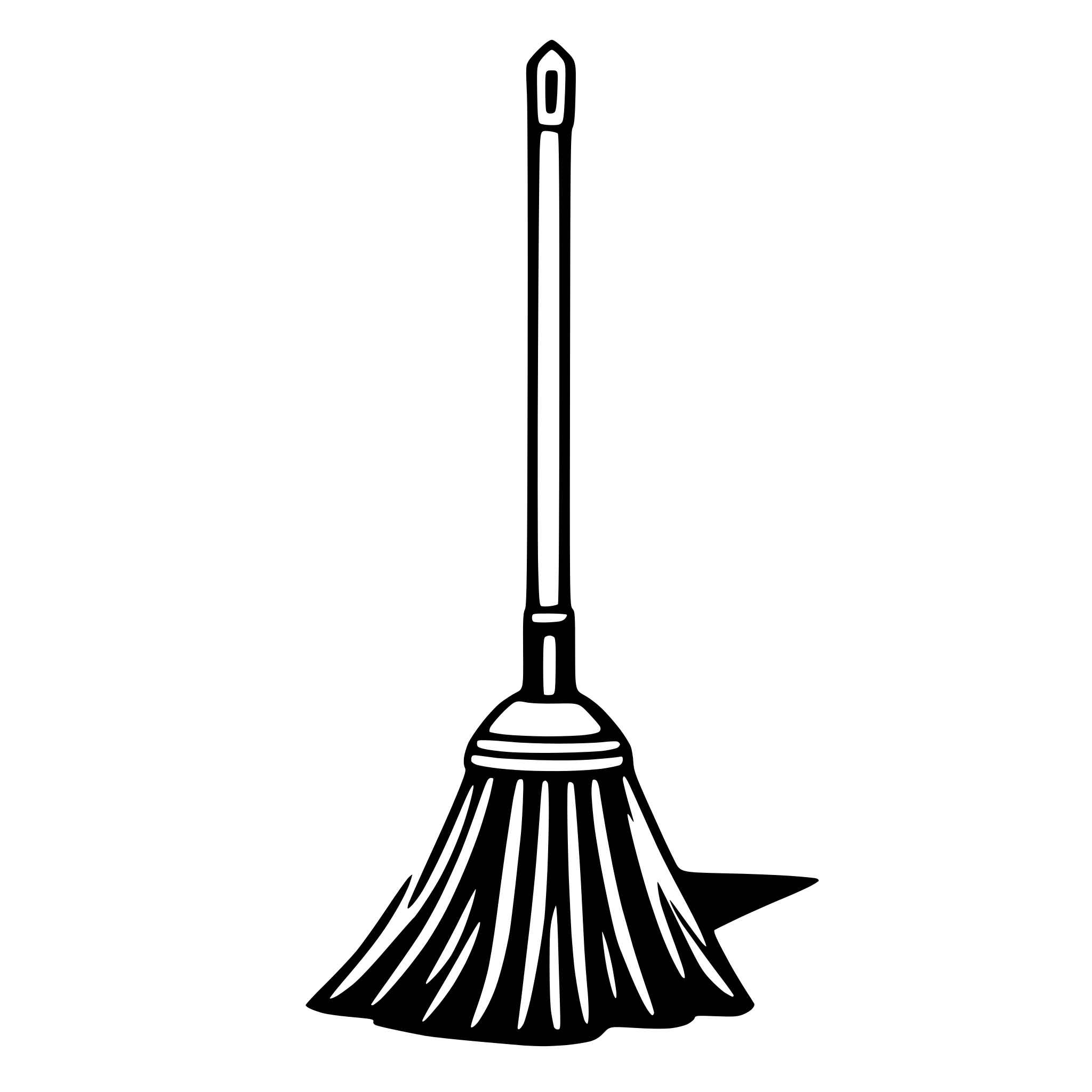 AI-generated SVG of 'broom'