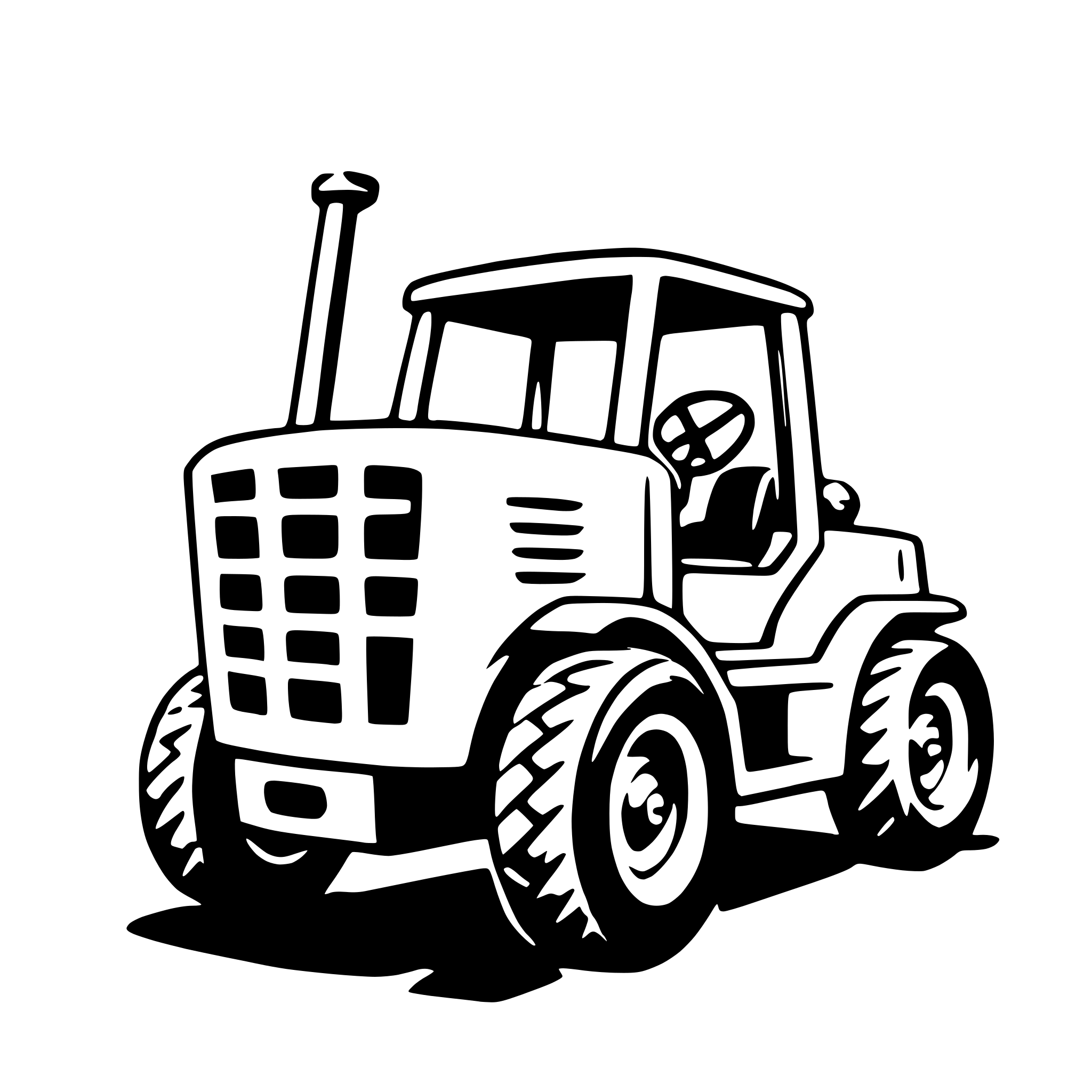 AI-generated SVG of a forklift