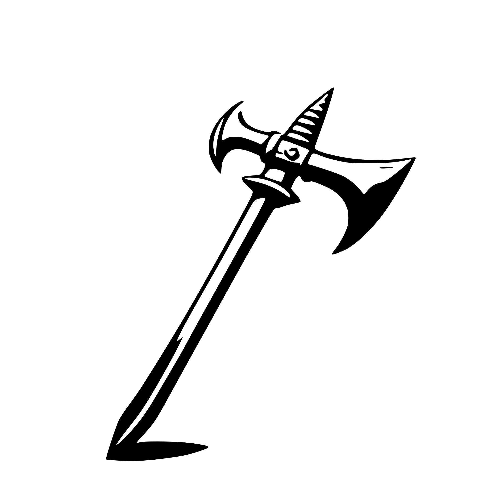 AI-generated SVG of 'a warhammer weapon'