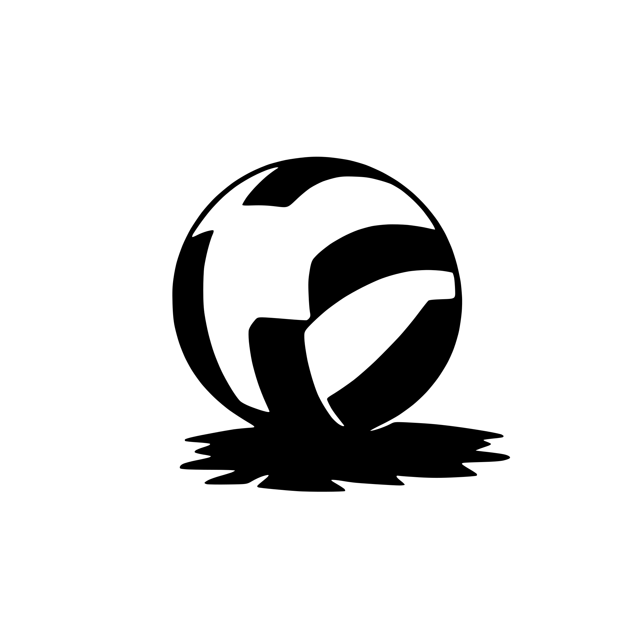 AI-generated SVG of a volleyball
