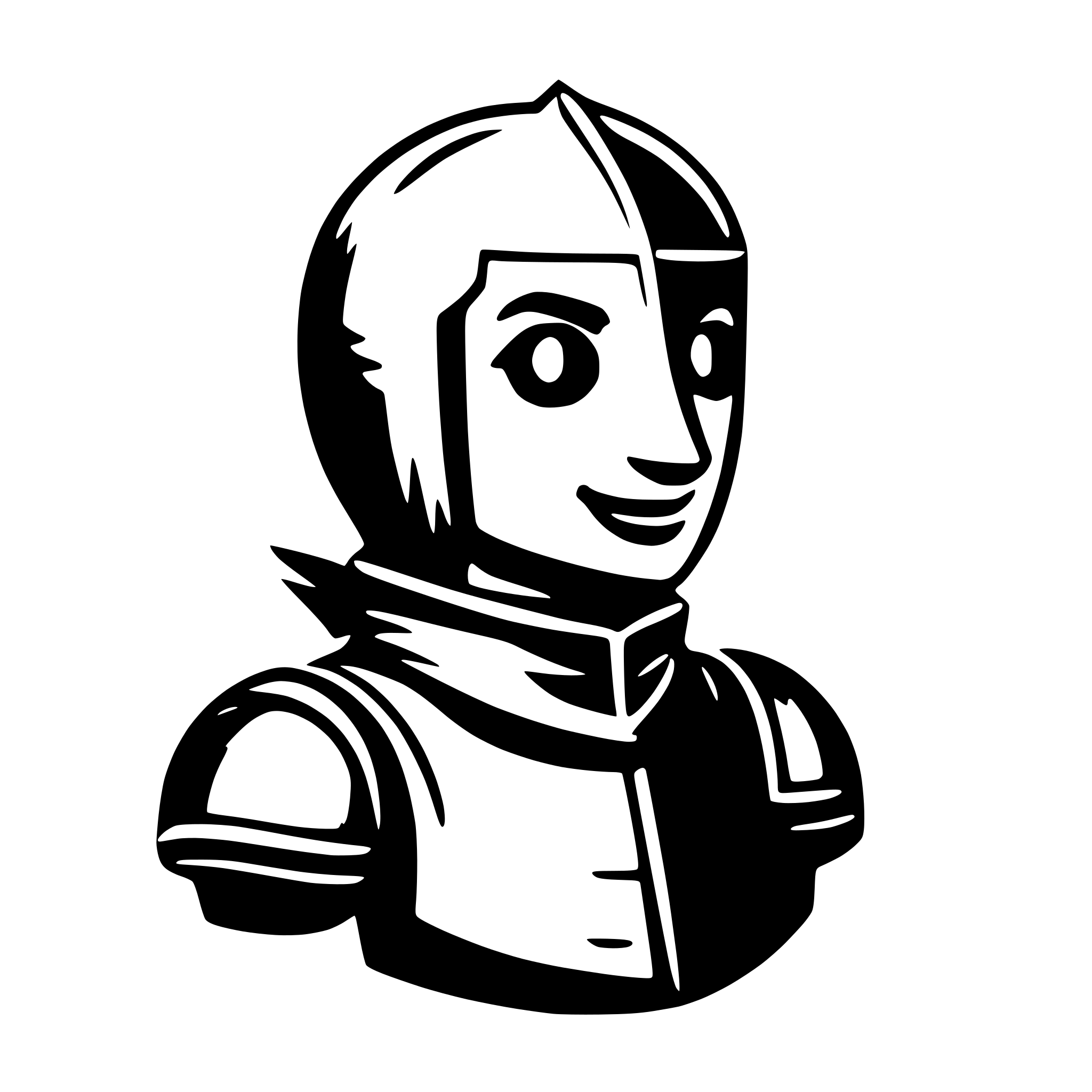 AI-generated SVG of a emoji of knight
