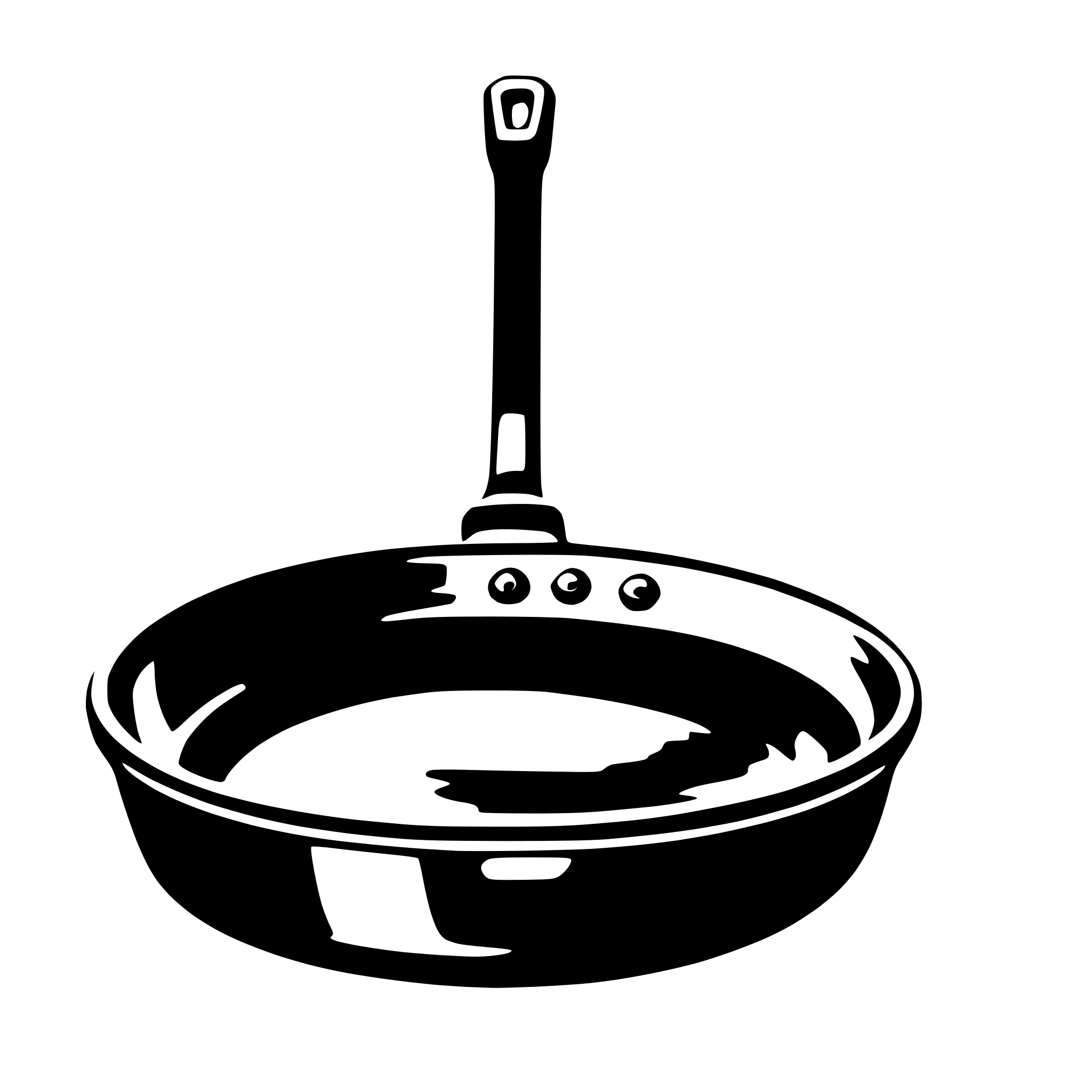 AI-generated SVG of 'frying pan'