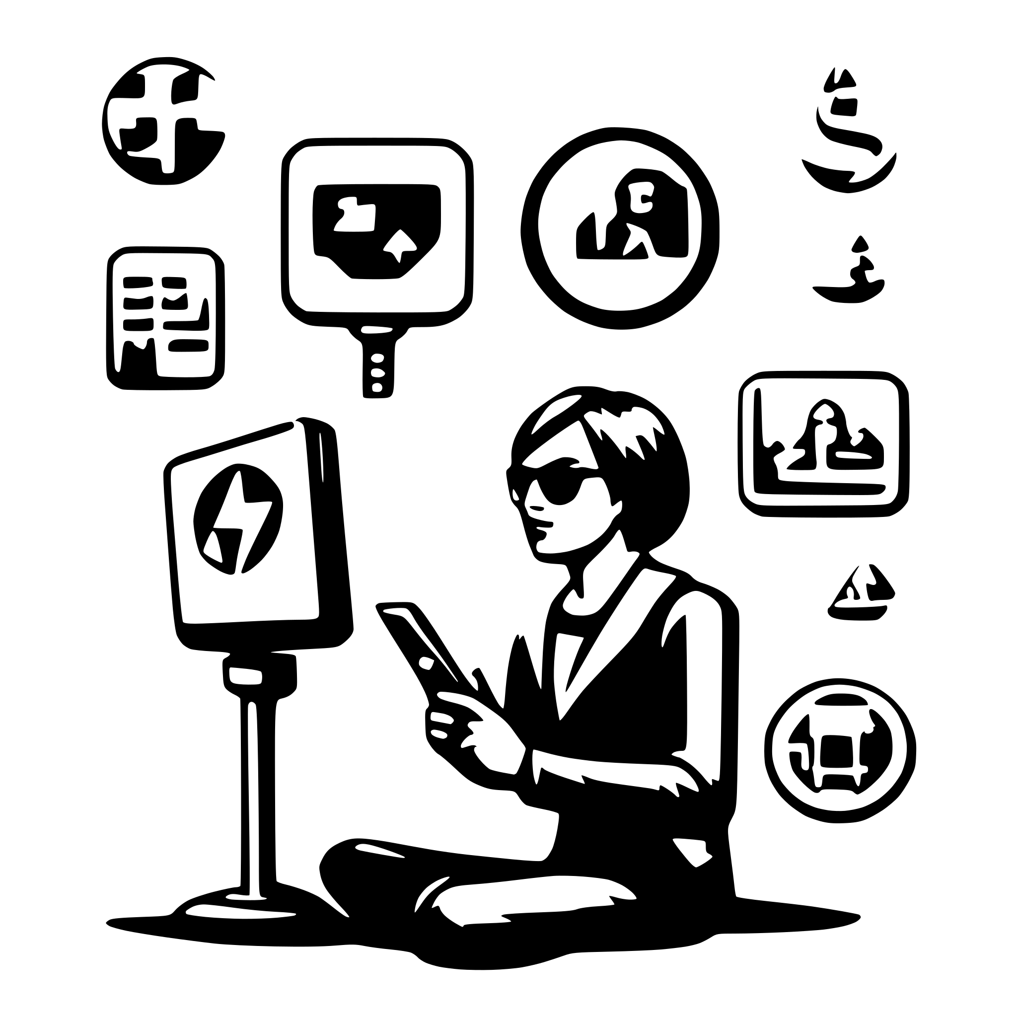 AI-generated SVG of a BIG TECH Companies