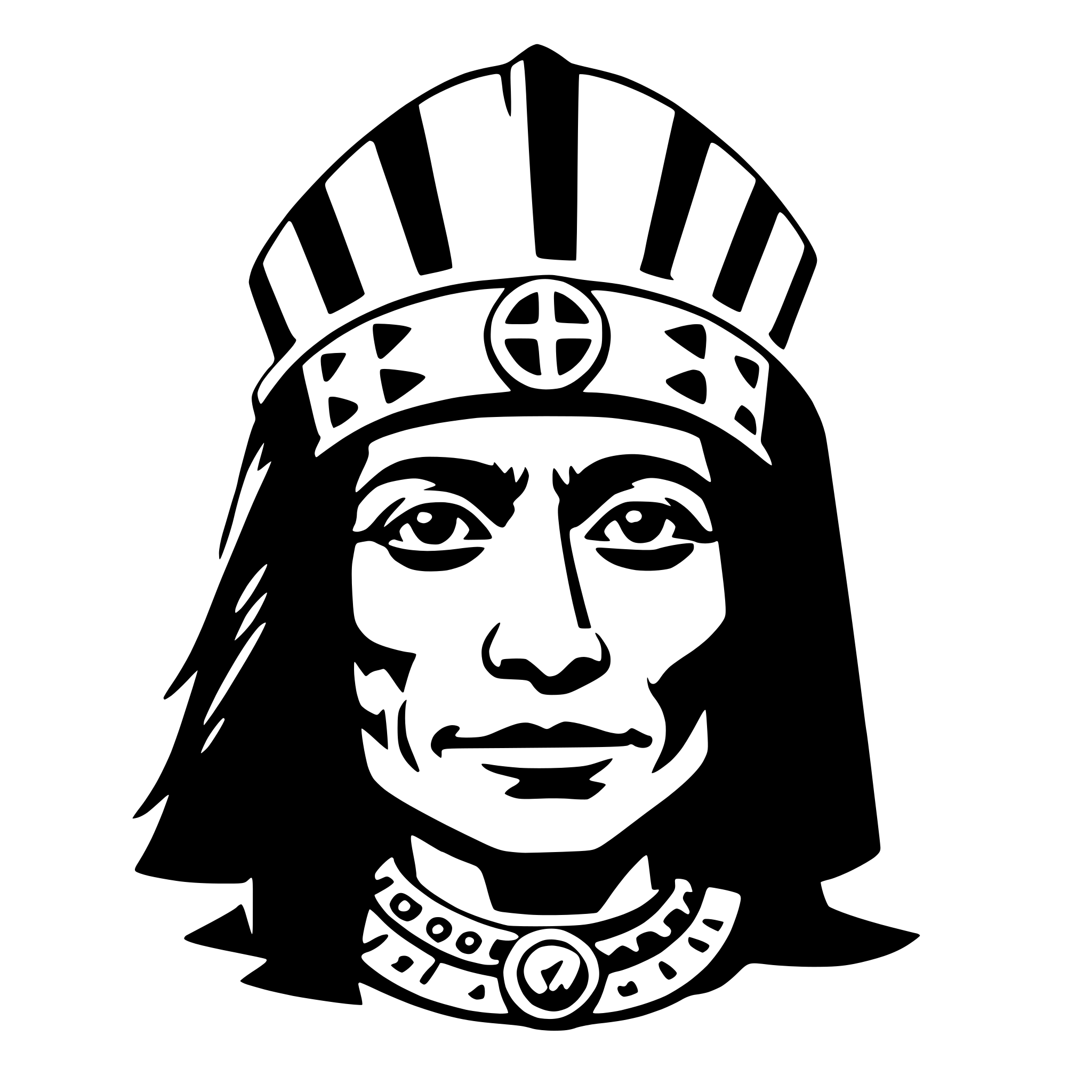 AI-generated SVG of 'huitzilopochtli'