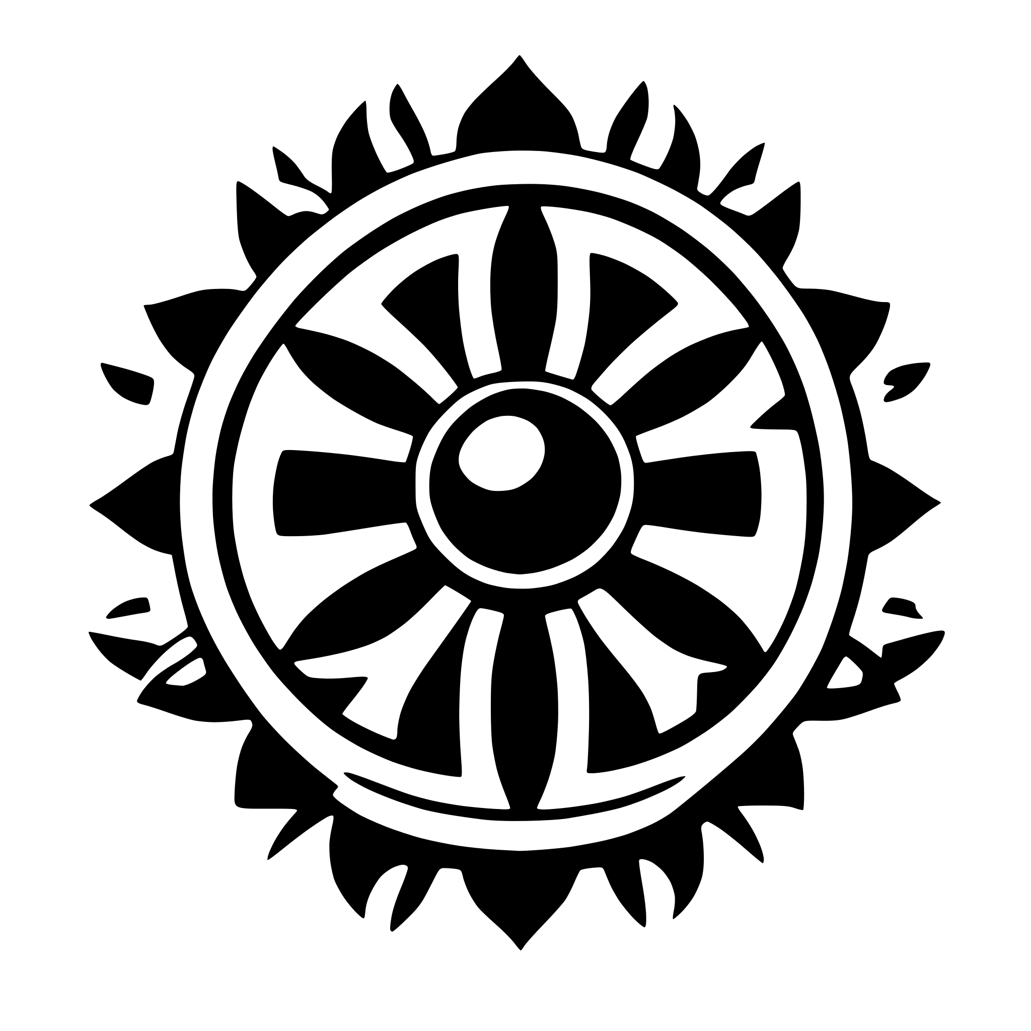 AI-generated SVG of a japanese Kamon